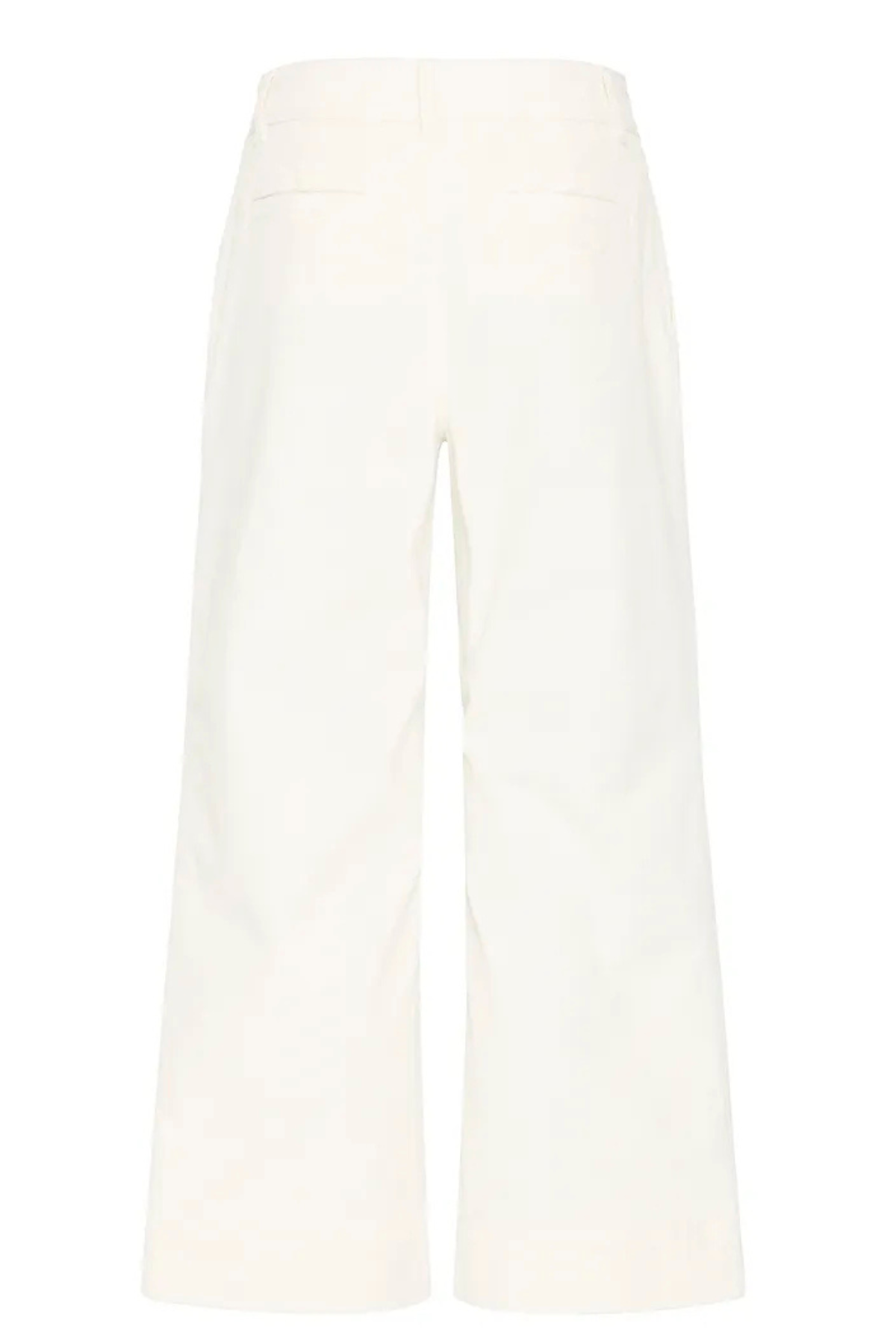 BYDASIK Cropped Pants - White