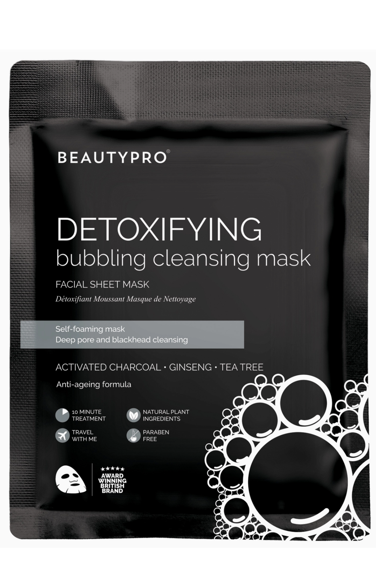 Detoxifying Bubbling Charcoal Sheet Mask
