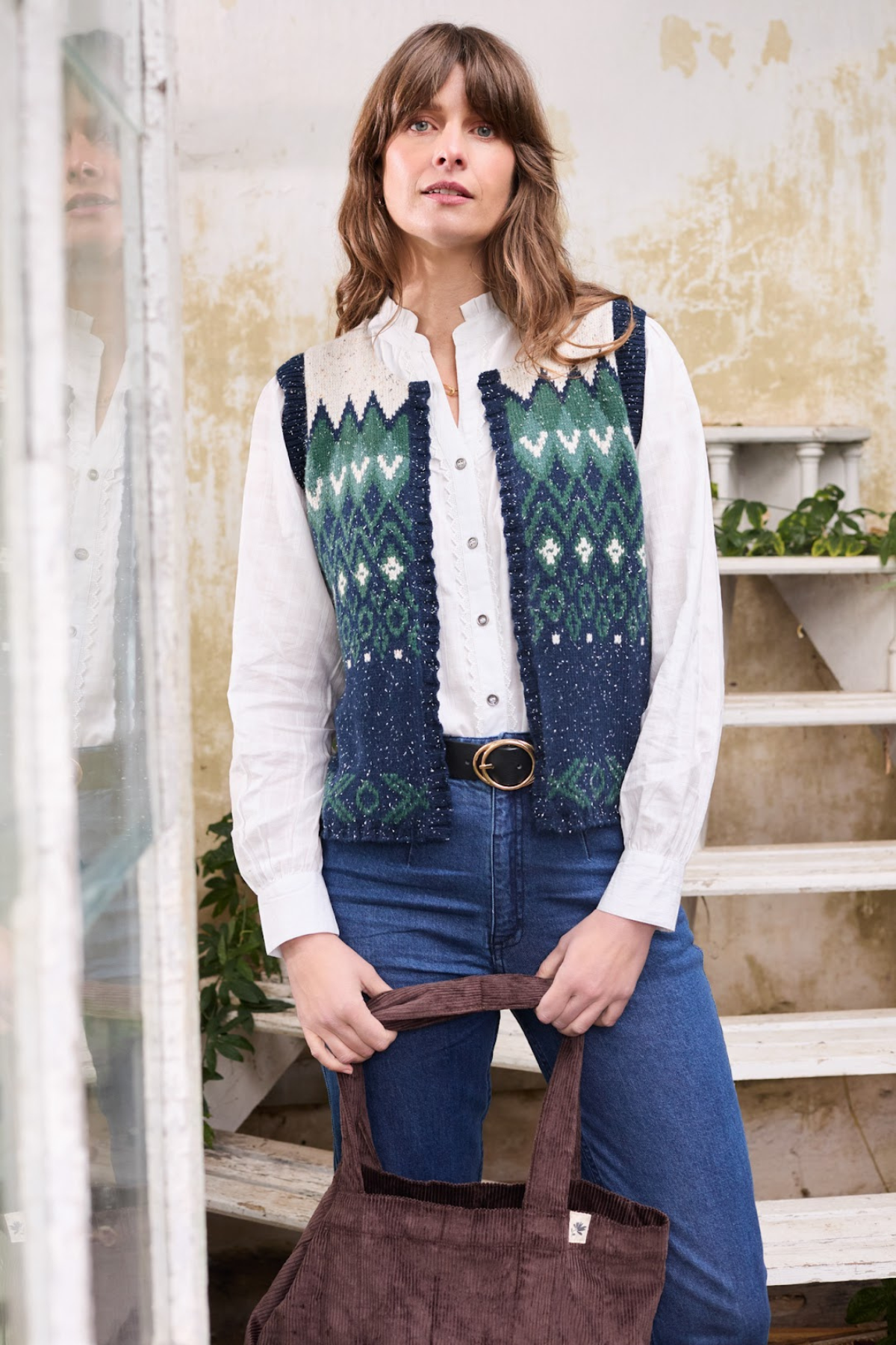 Suvi Waistcoat Tank Fleck Knit