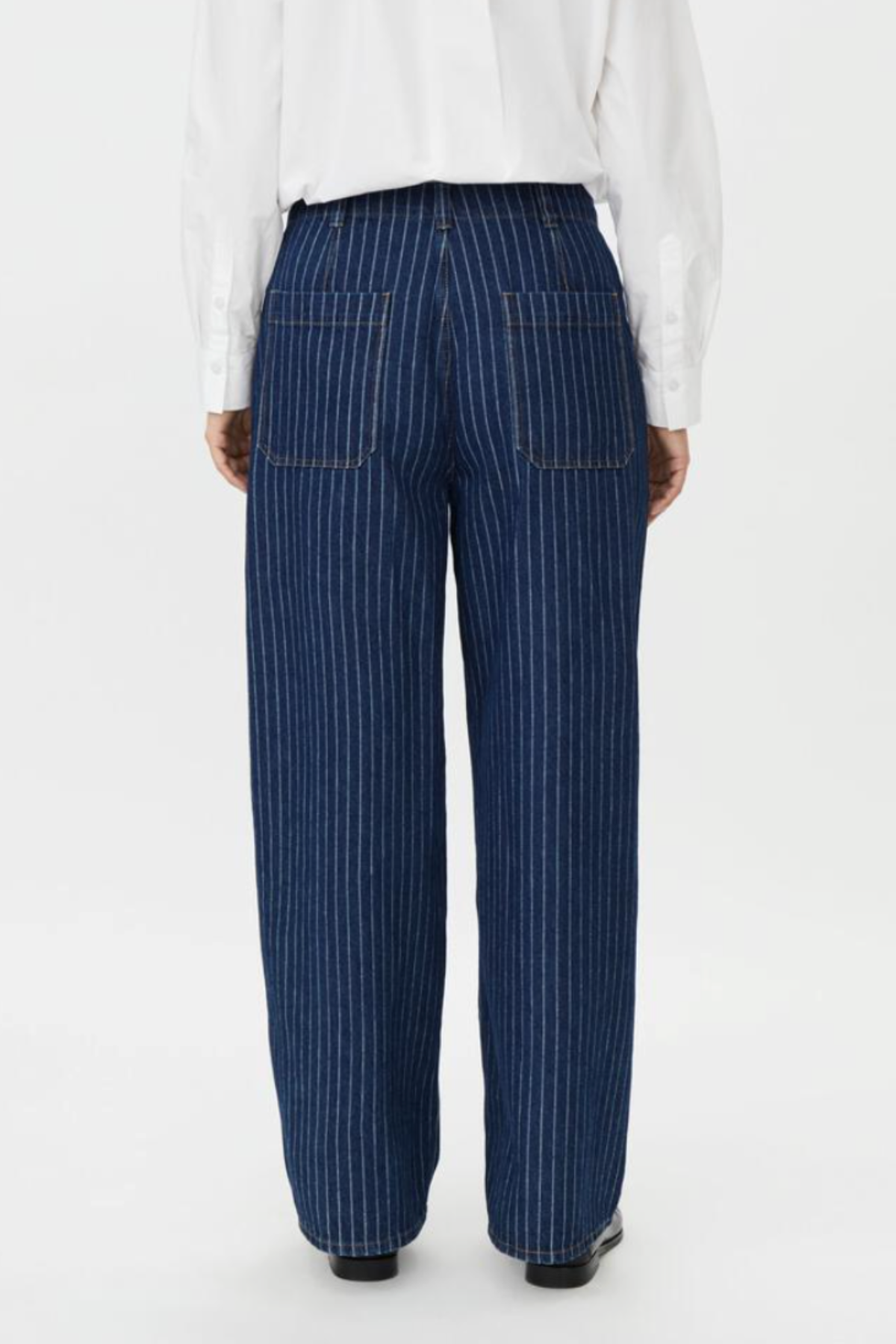 MaPoelisse Trousers - Stripe Denim