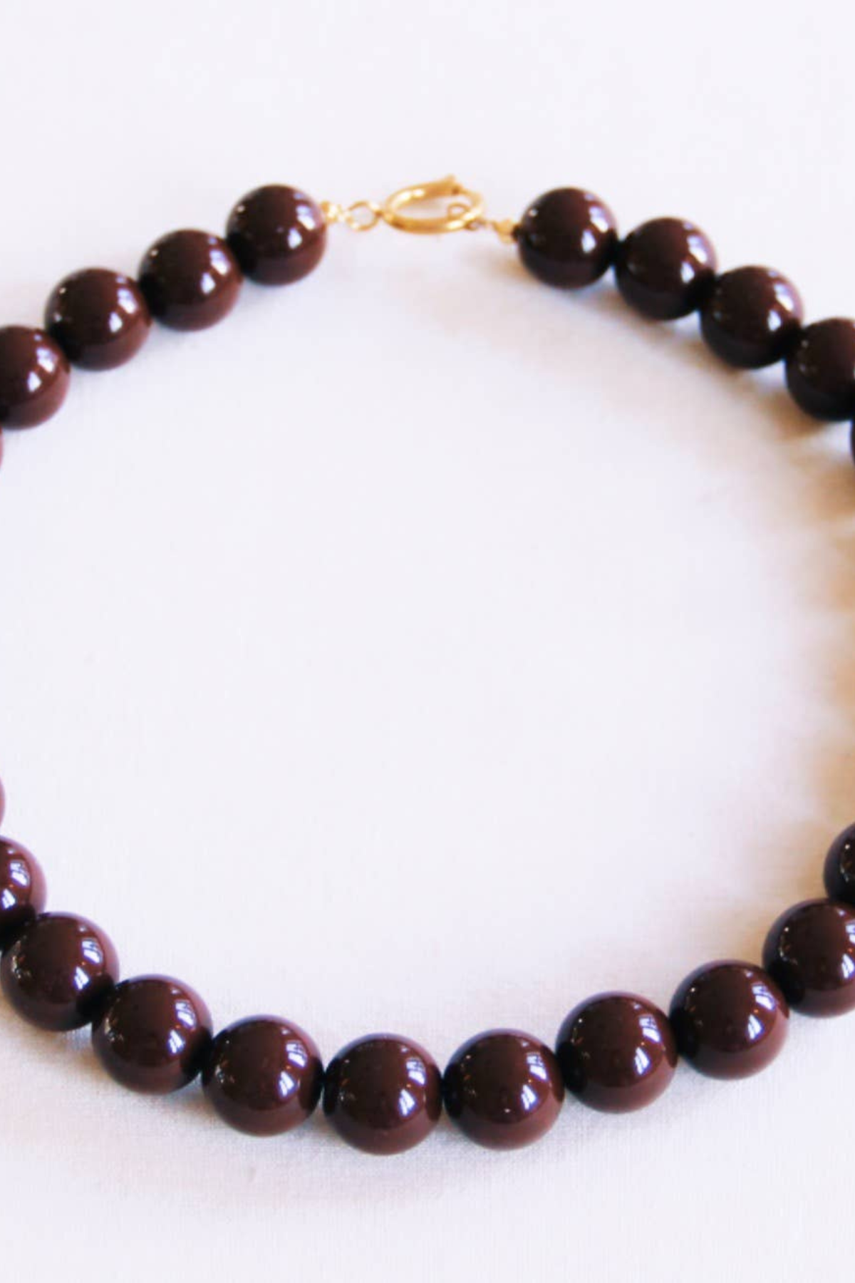 Bazou Beaded Necklace XXL - Brown