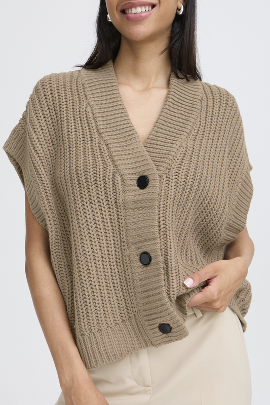 BYOTINKA Waistcoat Walnut Brown