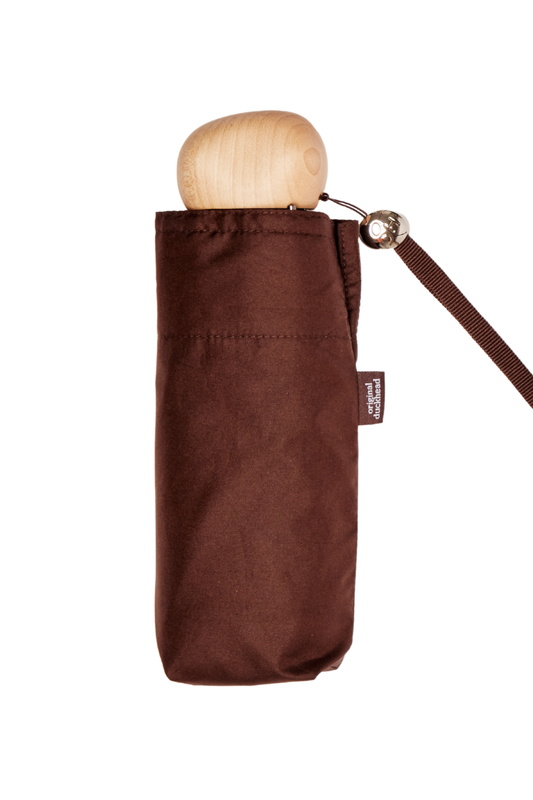 Espresso Brown Eco-Friendly Mini Pocket Umbrella
