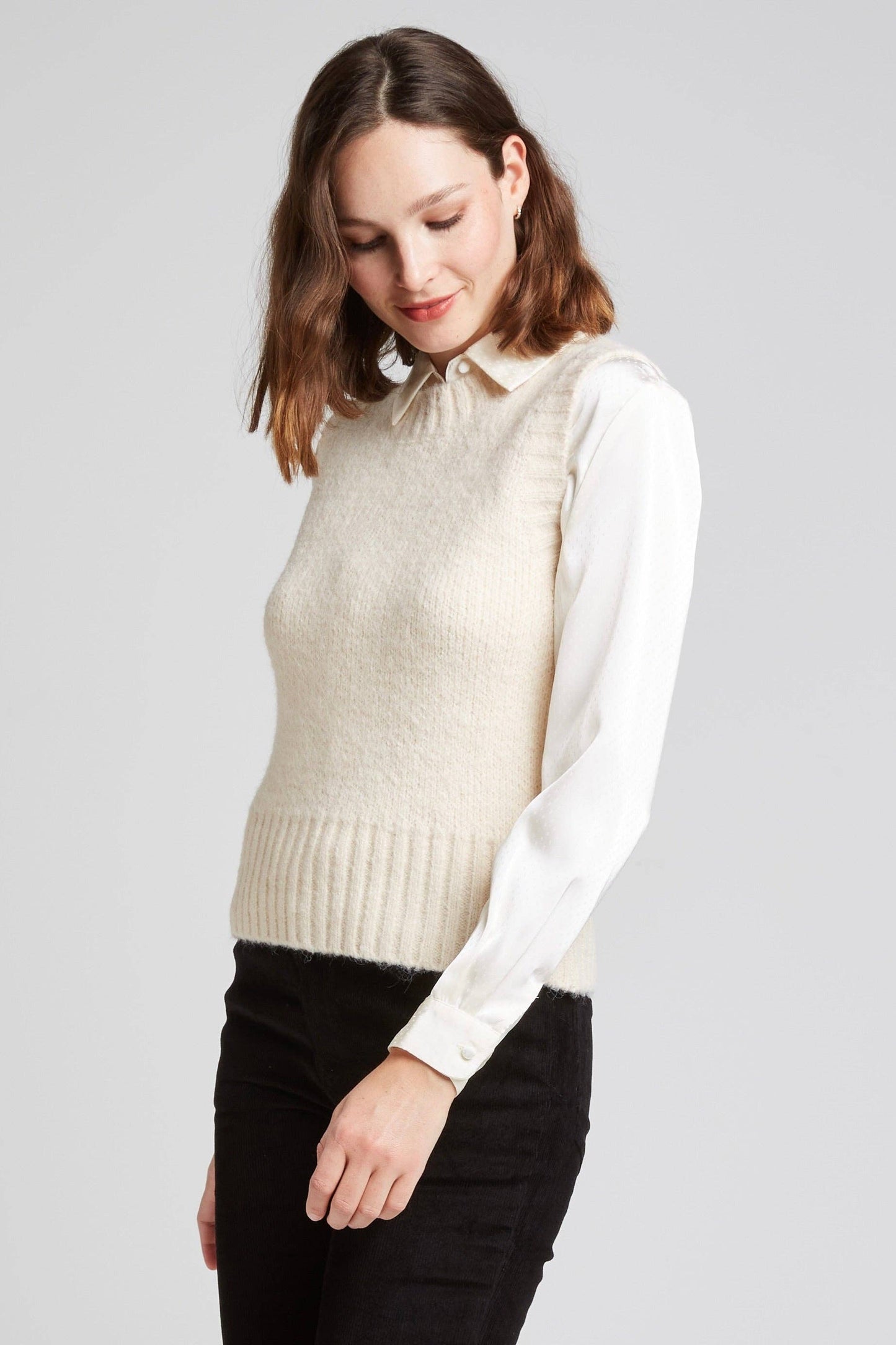 PIERROT - Sleeveless Sweater
