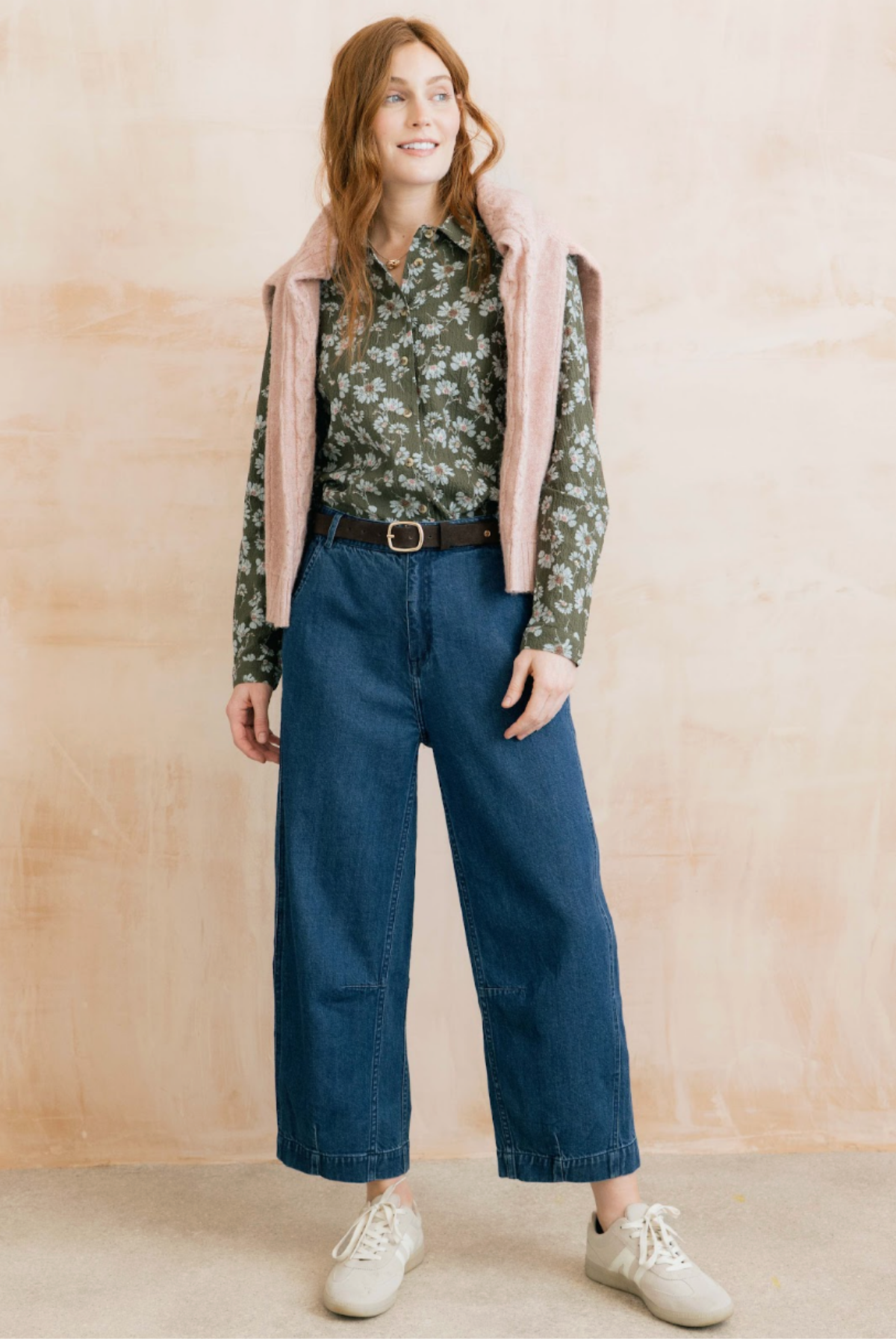 Pasty Shirt Brushstroke Blooms