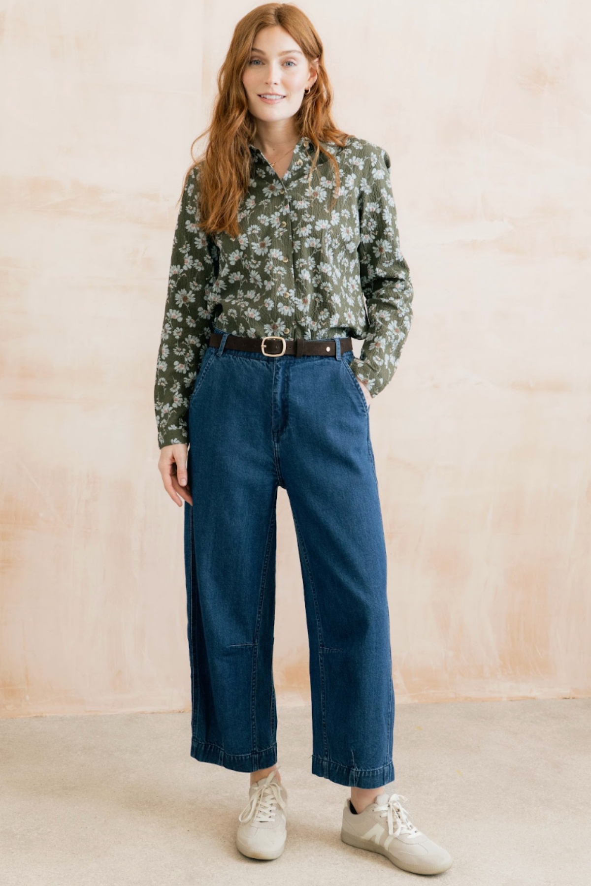 Pasty Shirt Brushstroke Blooms