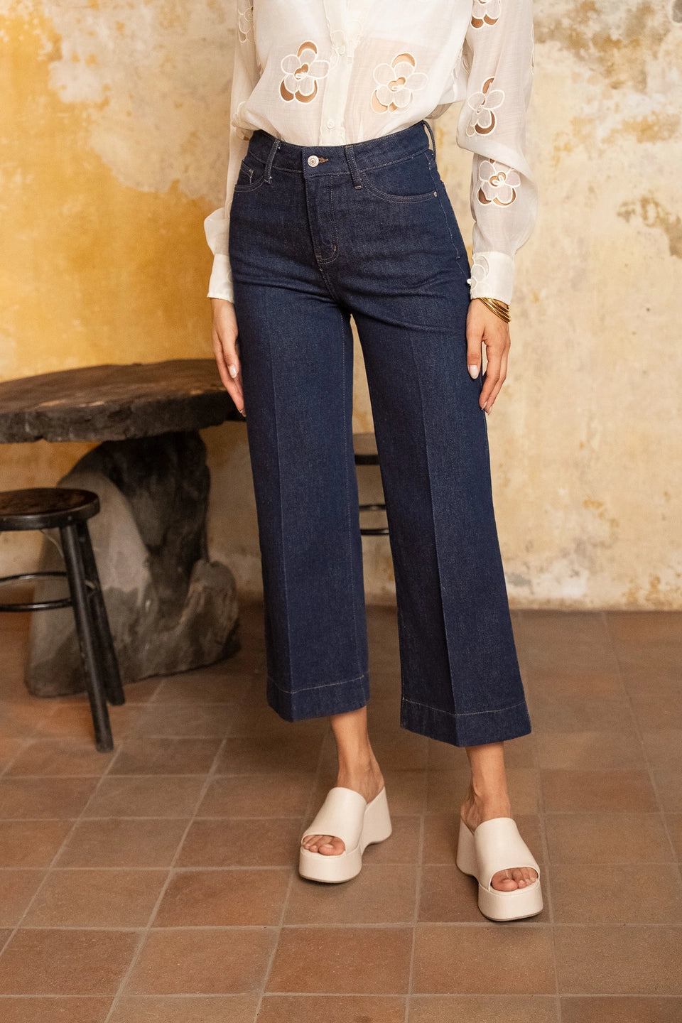 Windy Cropped Wide Jean