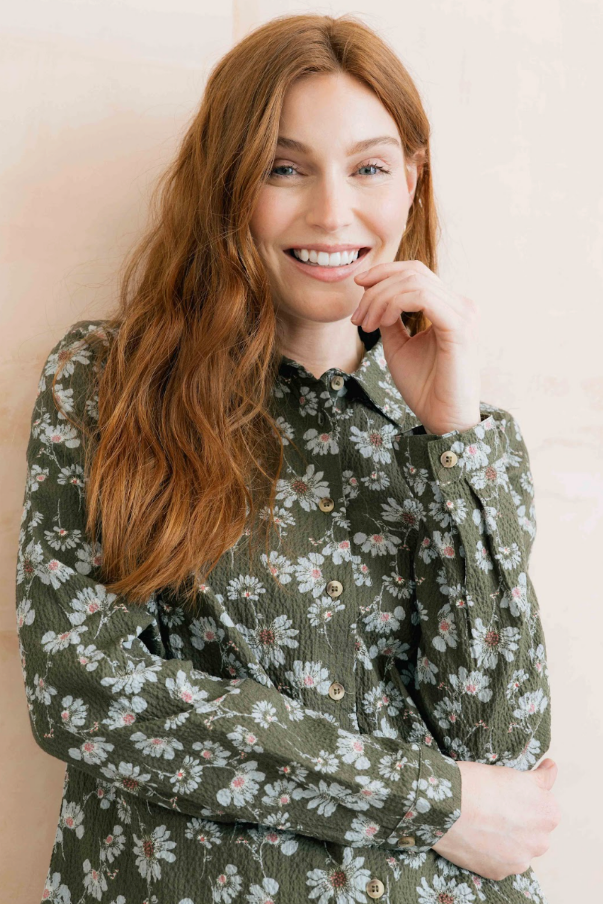 Pasty Shirt Brushstroke Blooms