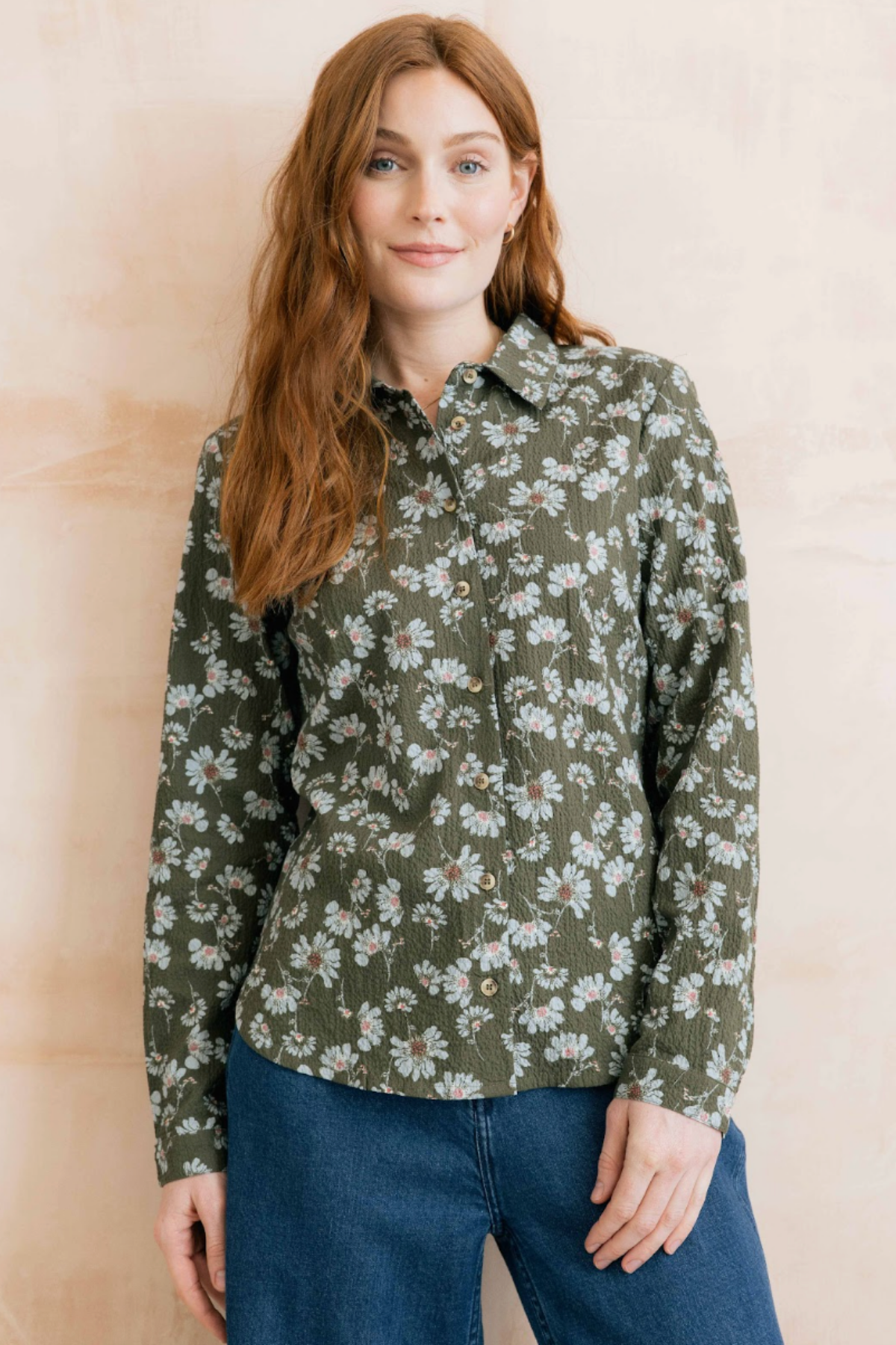 Pasty Shirt Brushstroke Blooms