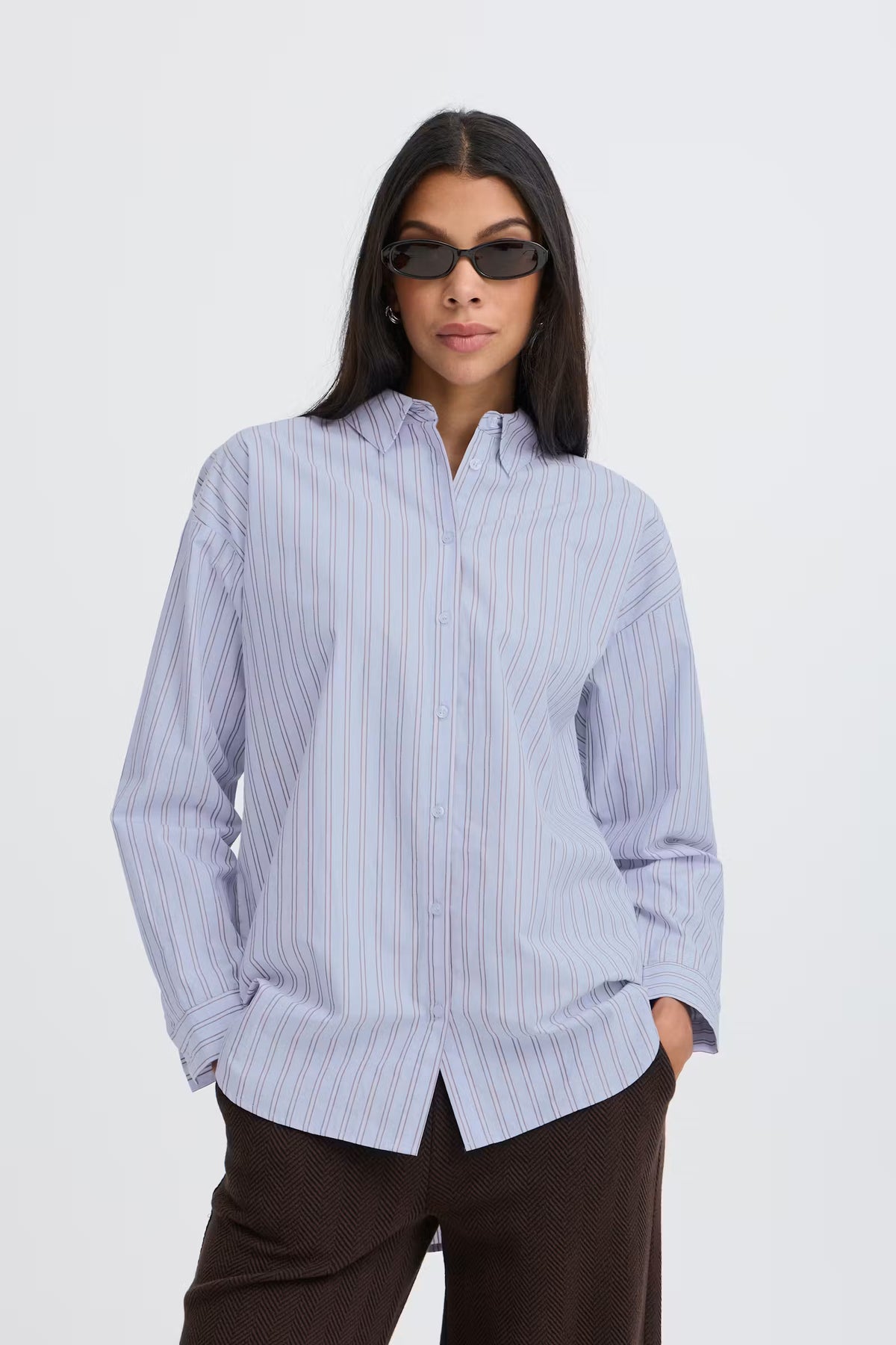 BYHENE SHIRT - Blue Stripe