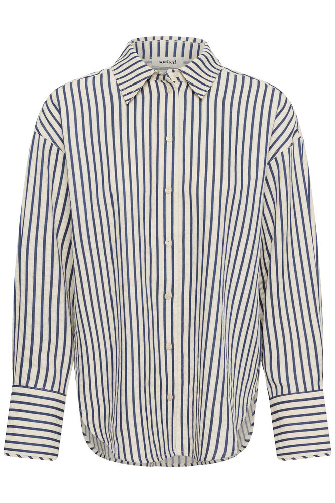 SLToledo Shirt - White & Blue Stripe