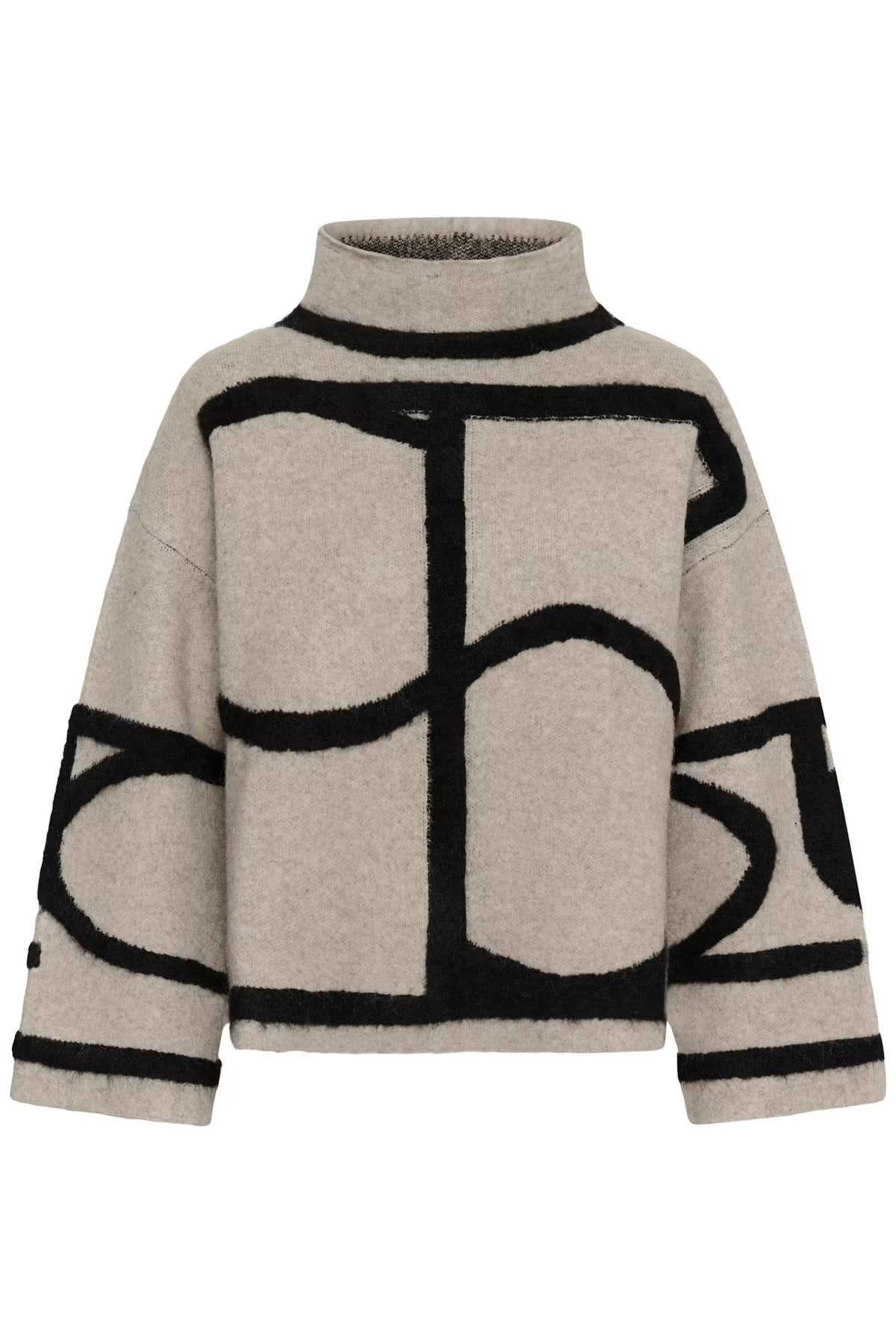 SLSorea Mono Pullover - Beige & Black