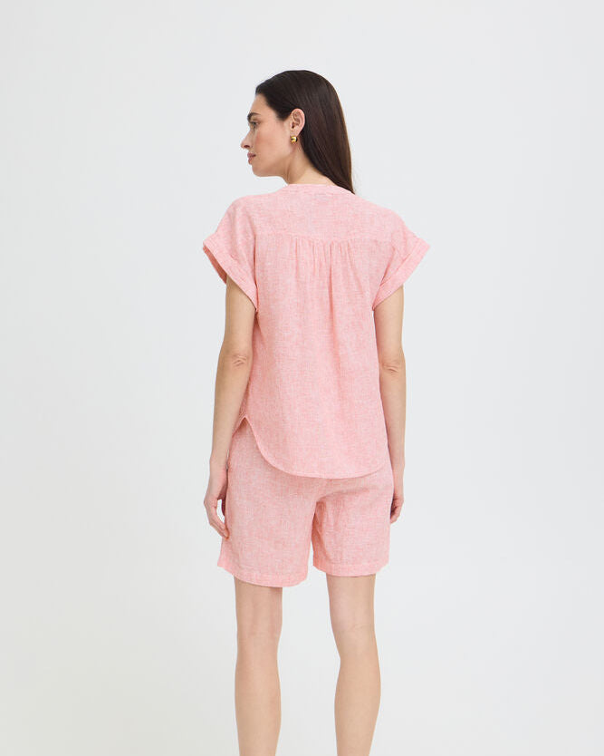 BYIZOLA Red Striped Shirt