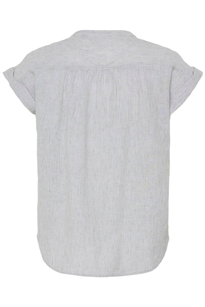 BYIZOLA Green Striped Shirt