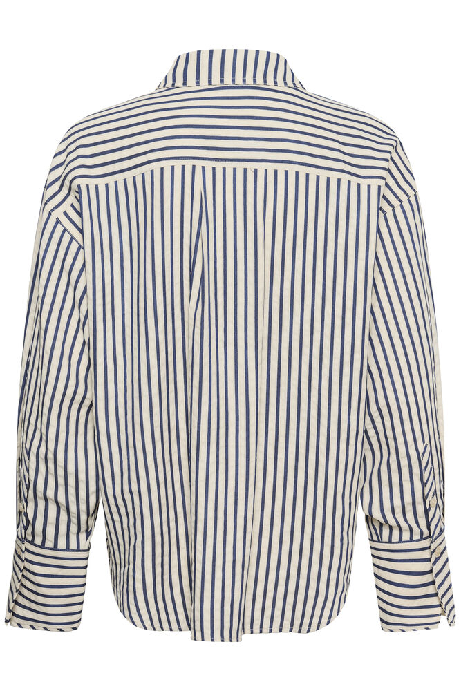 SLToledo Shirt - White & Blue Stripe