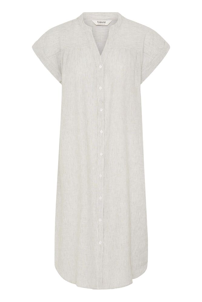 BYIZOLA Green Striped Dress