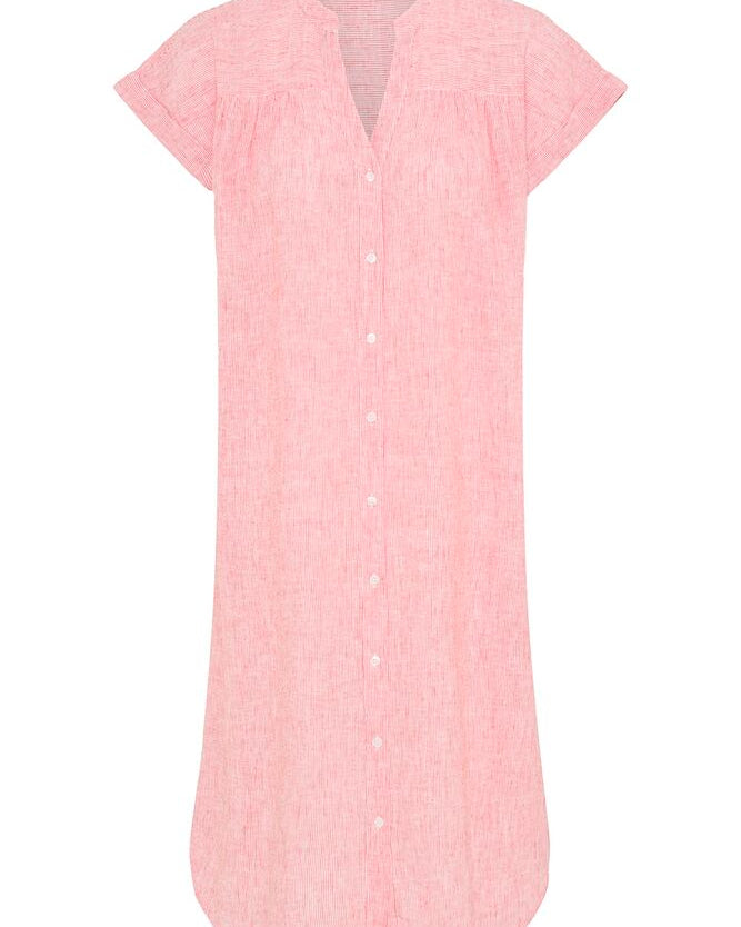 BYIZOLA Red Striped Dress