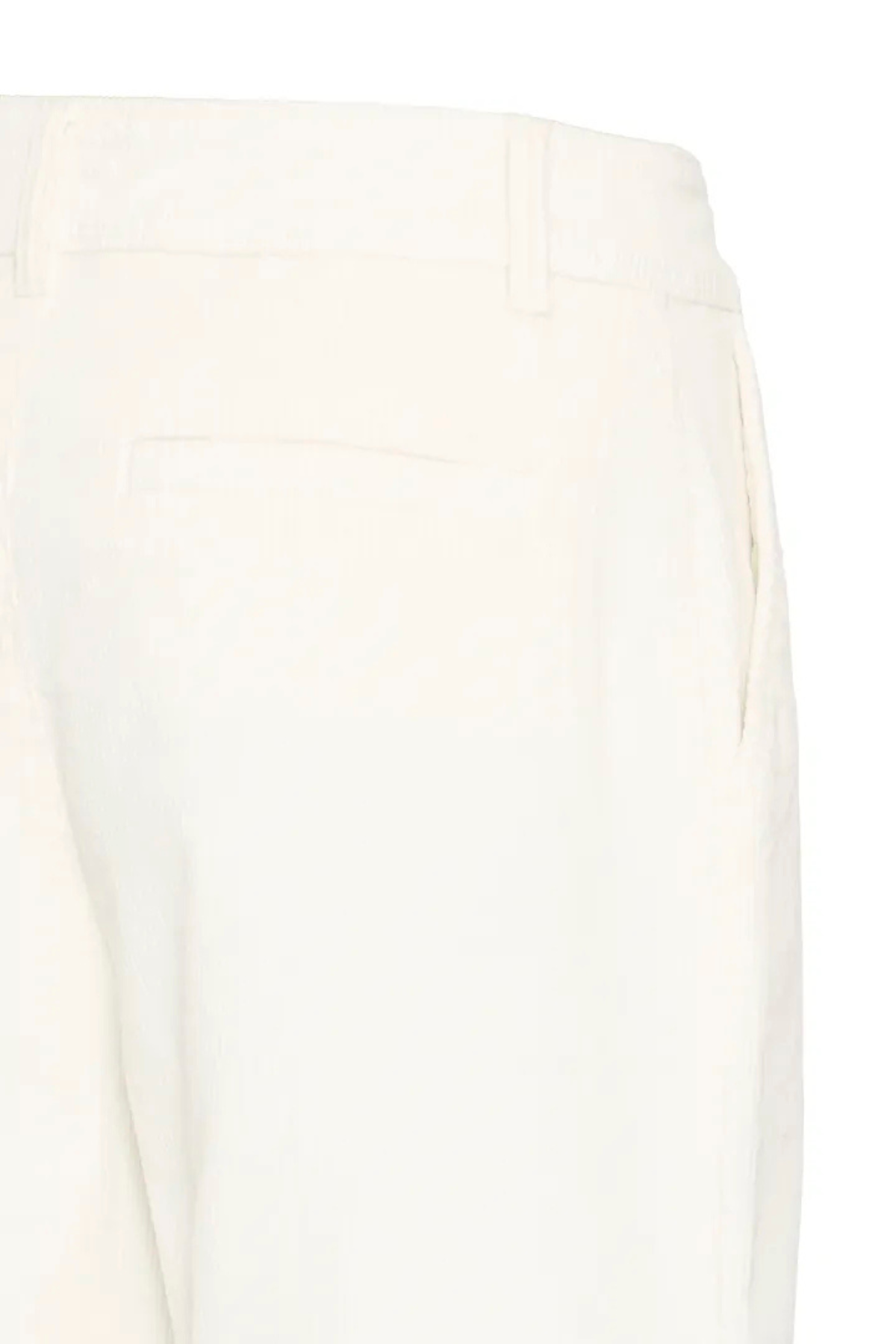 BYDASIK Cropped Pants - White