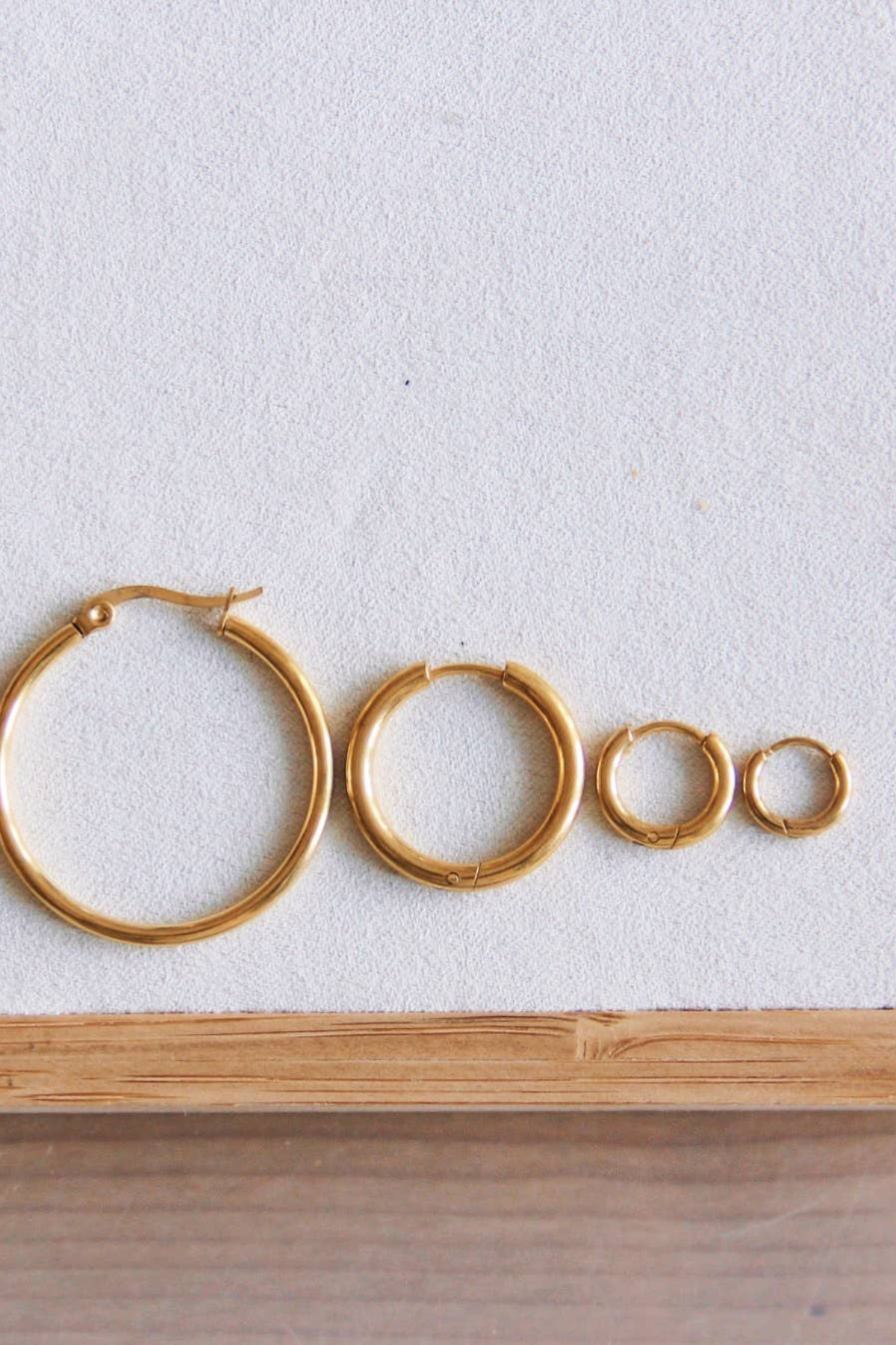 Bazou Stainless Steel Hoop earrings - Medium