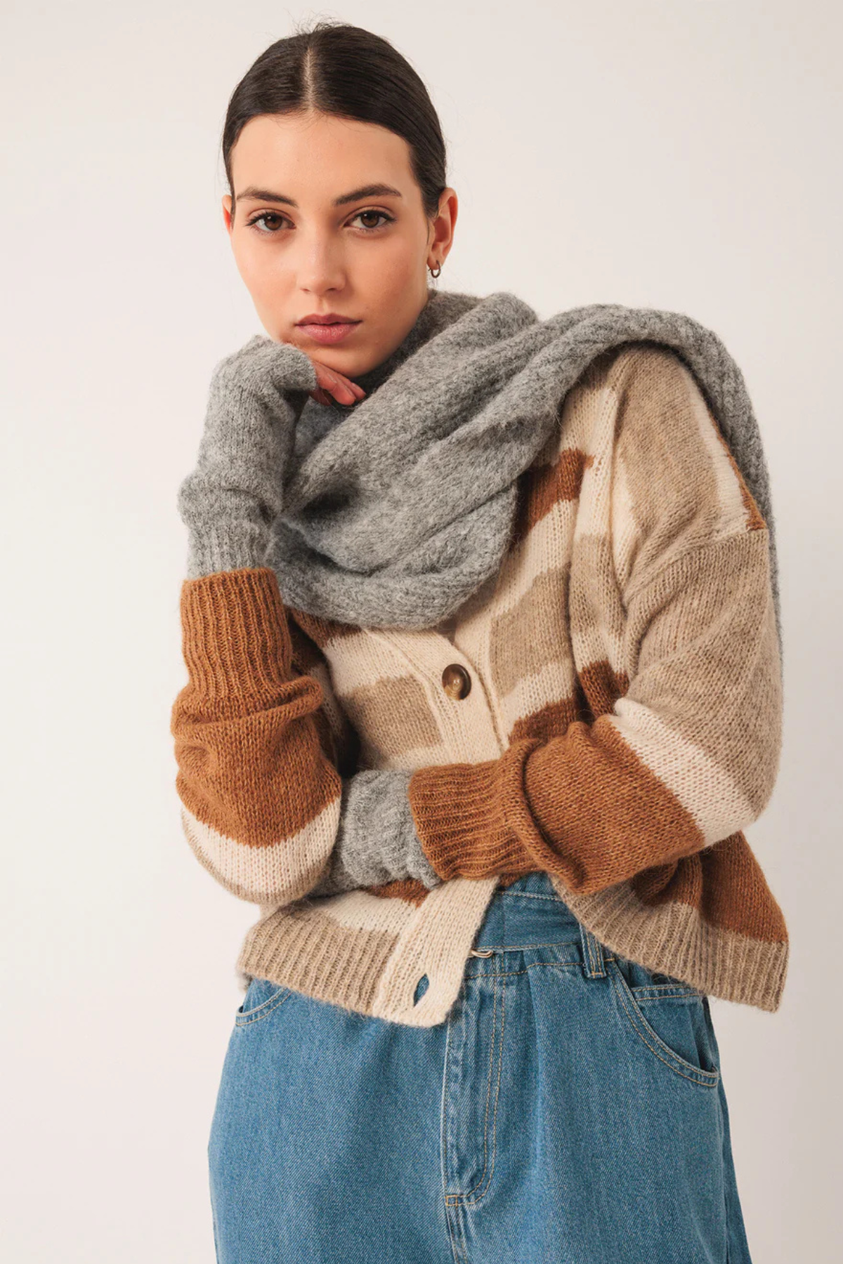 Knitted Scarf - Various Colours