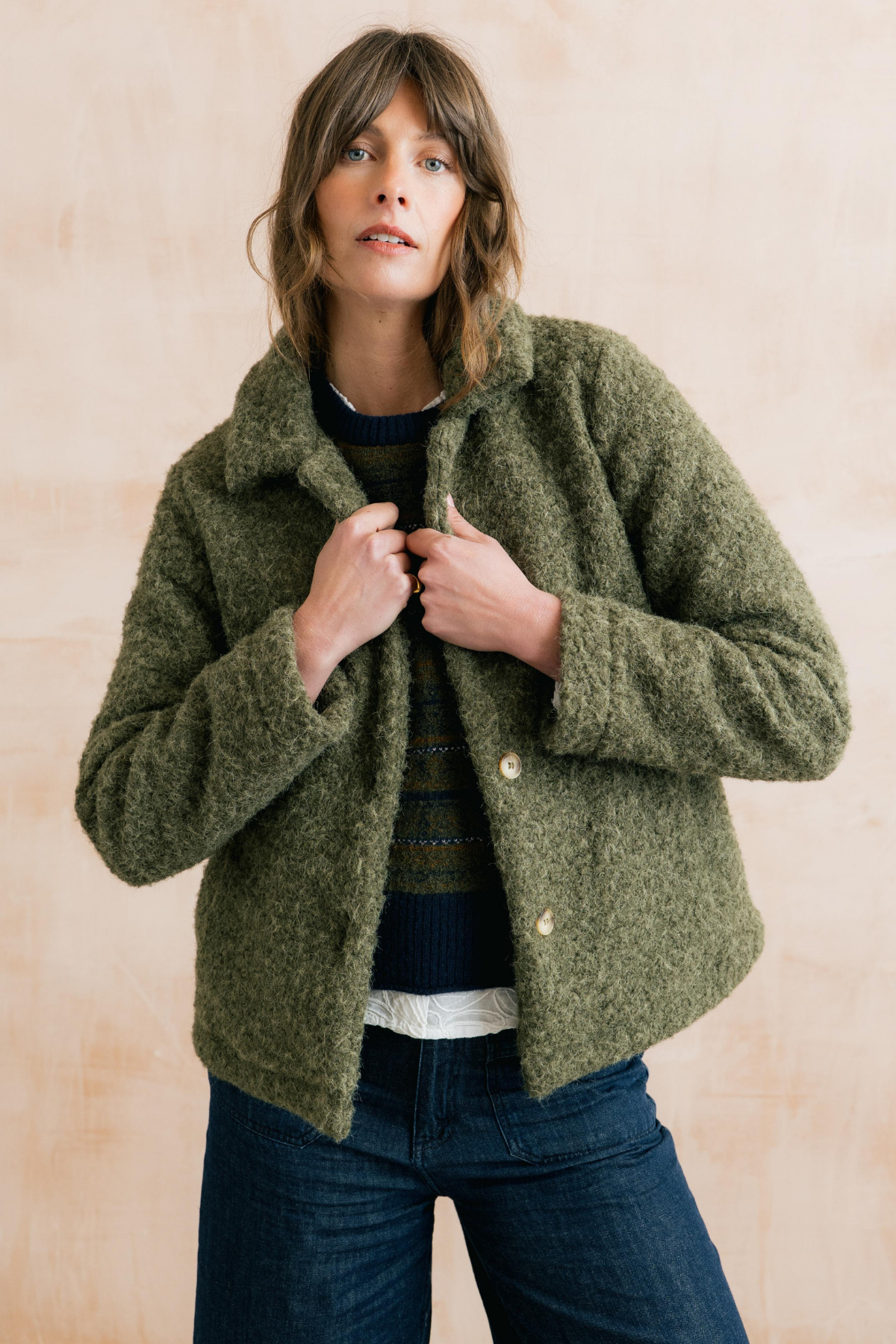 Sycamore Jacket Plain Boucle