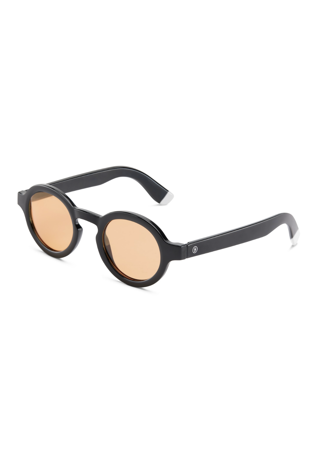 Charles Black Sunglasses - Orange Lens