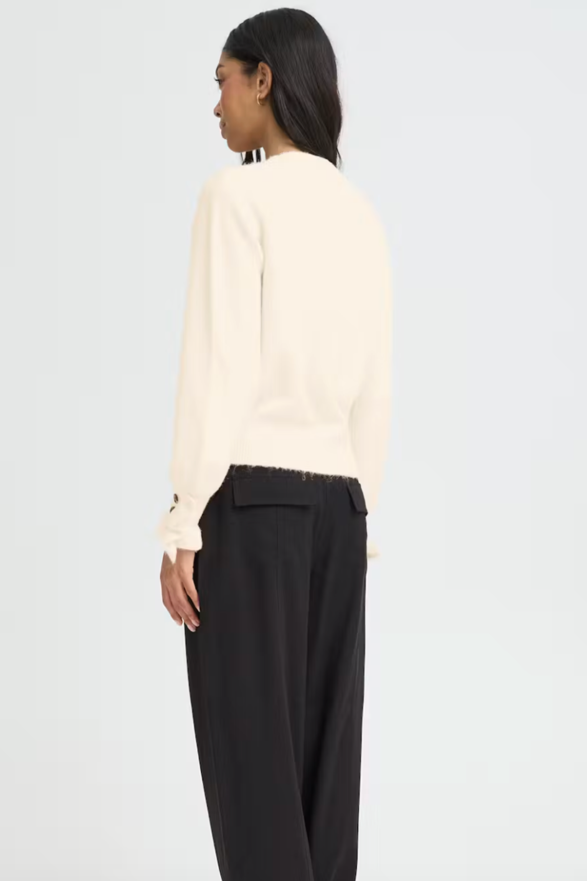BYOMEA Frill Cardigan