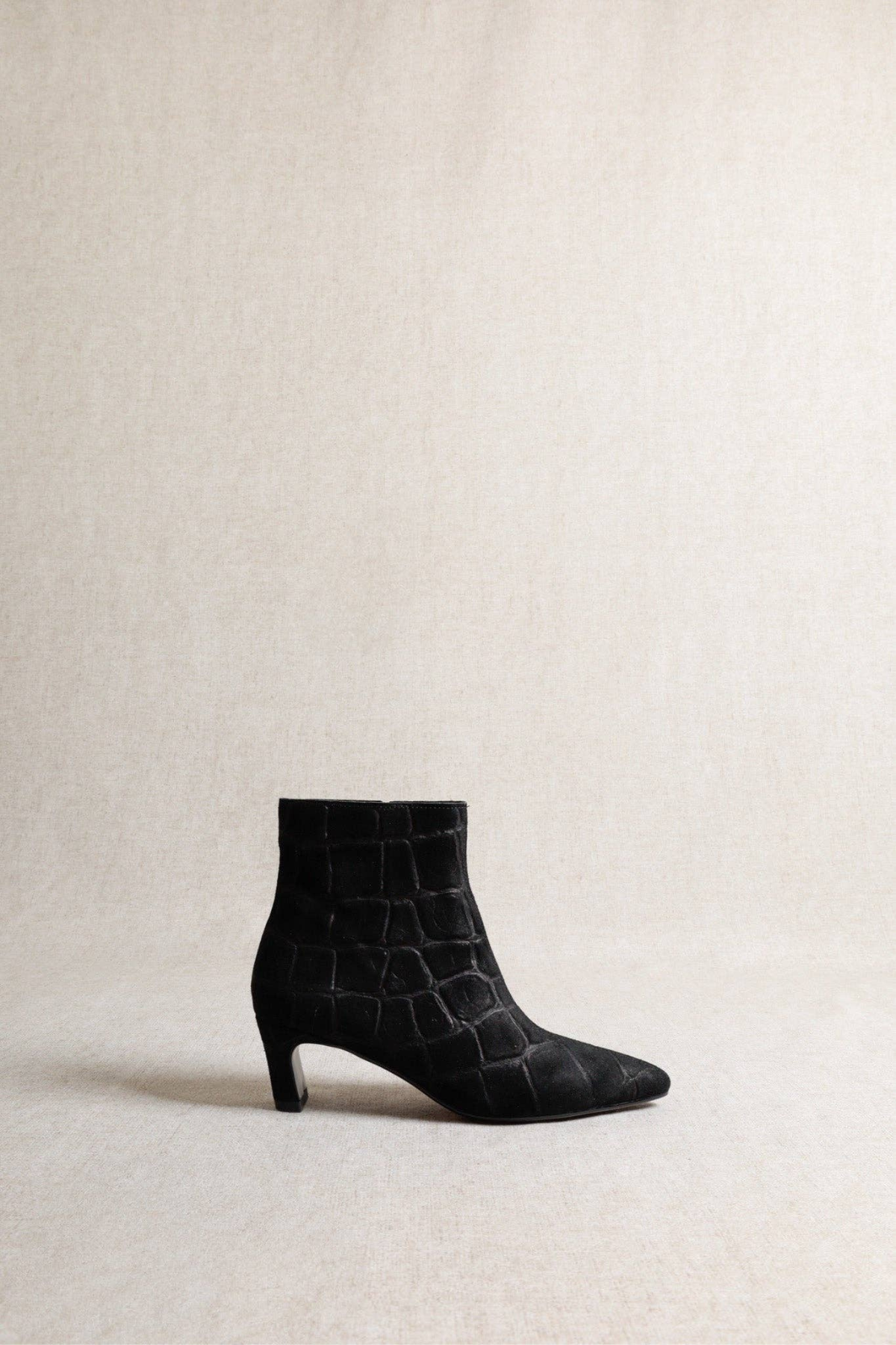 DINA Suede Heeled Boots