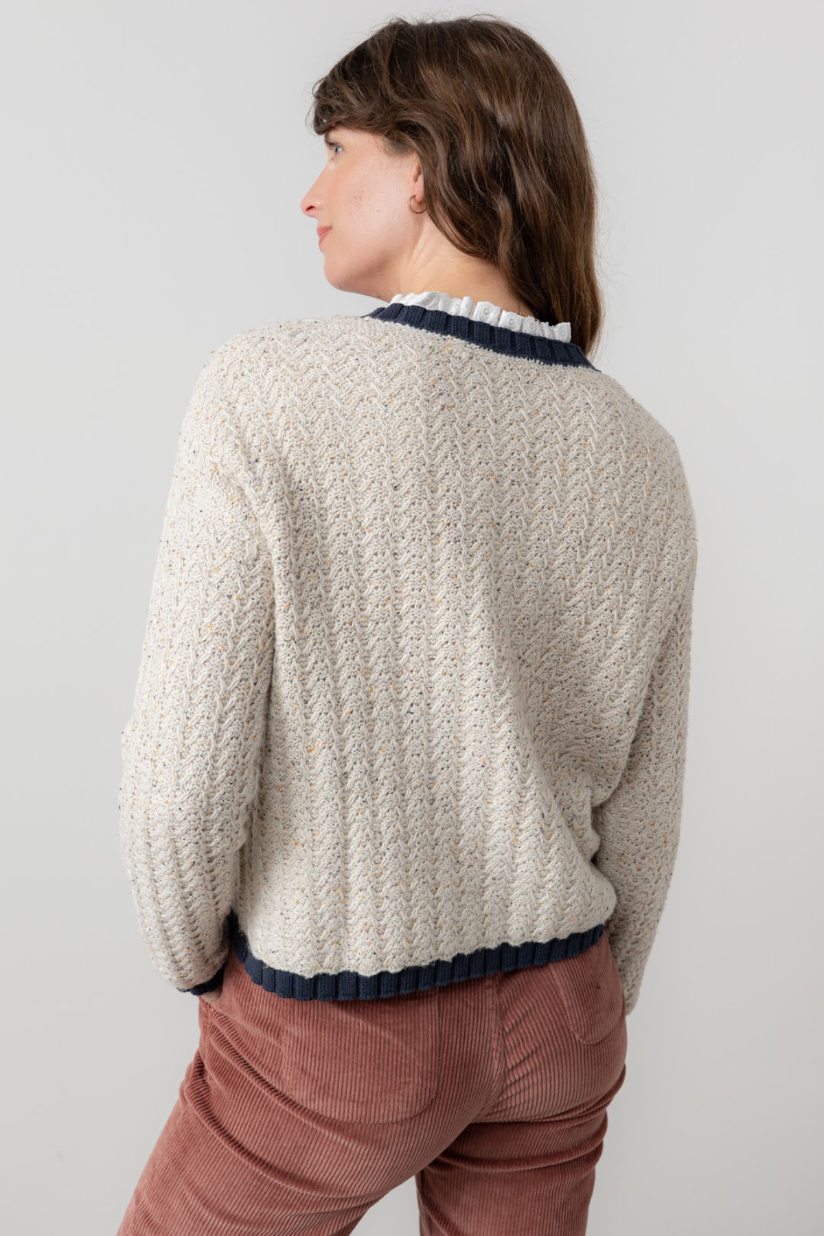 Adelia Cardi Fleck Knit