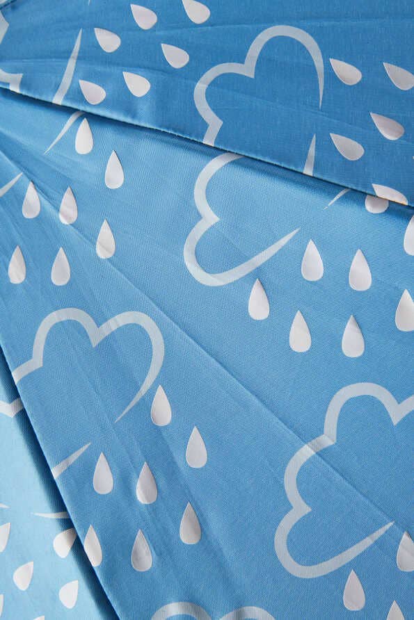 Kids Colour-Revealing Umbrella - Baby Blue