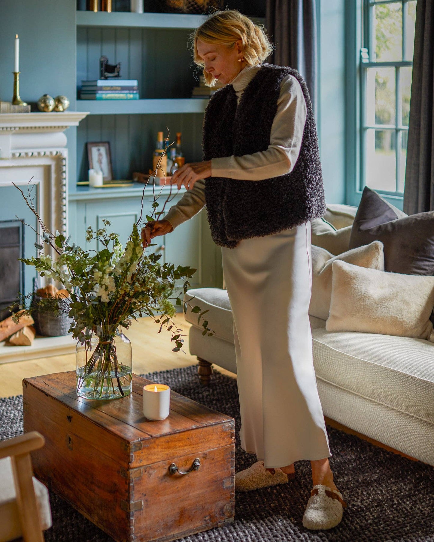 Maeve Skirt - Champagne