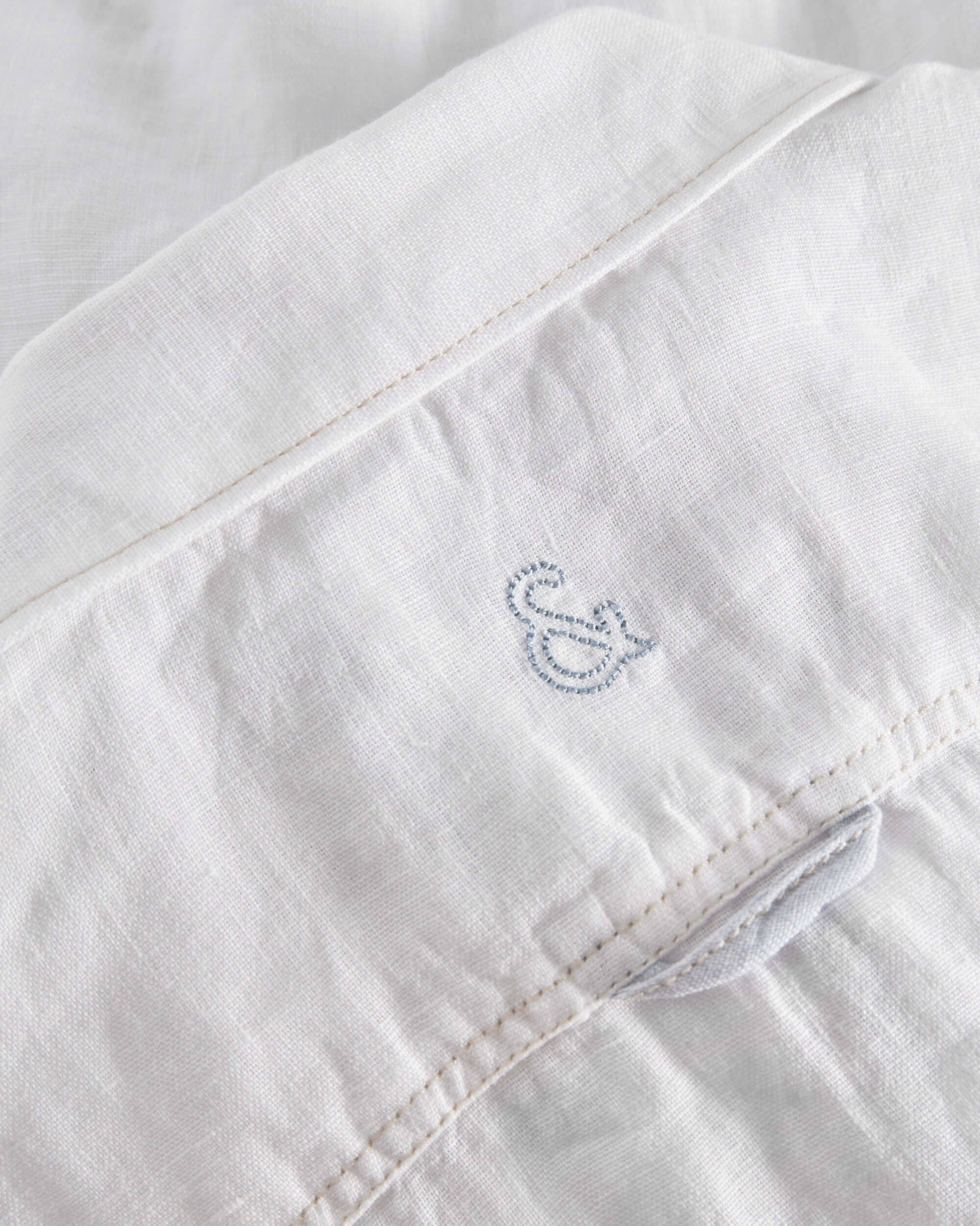 Basic White Linen Shirt 
