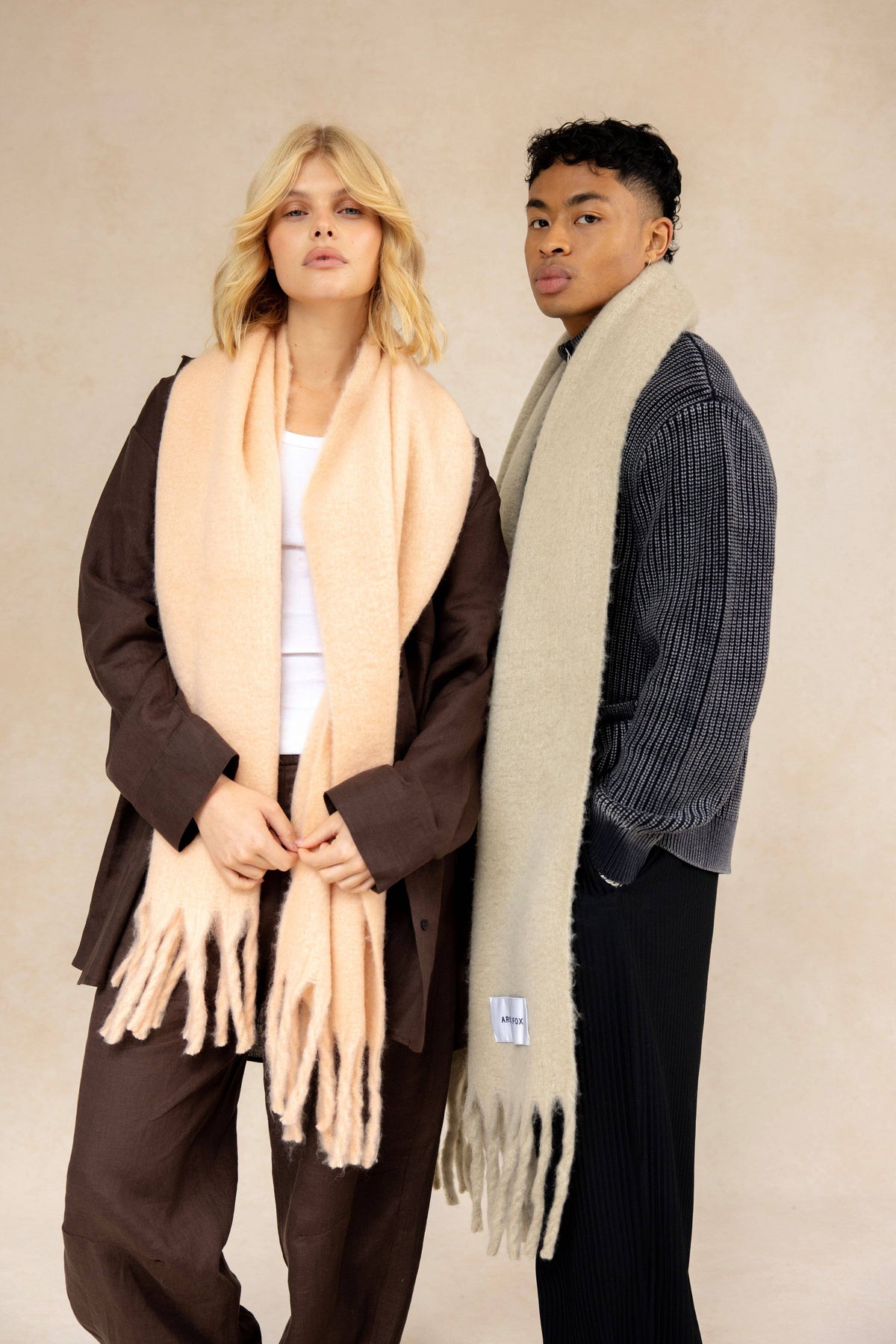 The Stockholm Scarf - Pink Clay