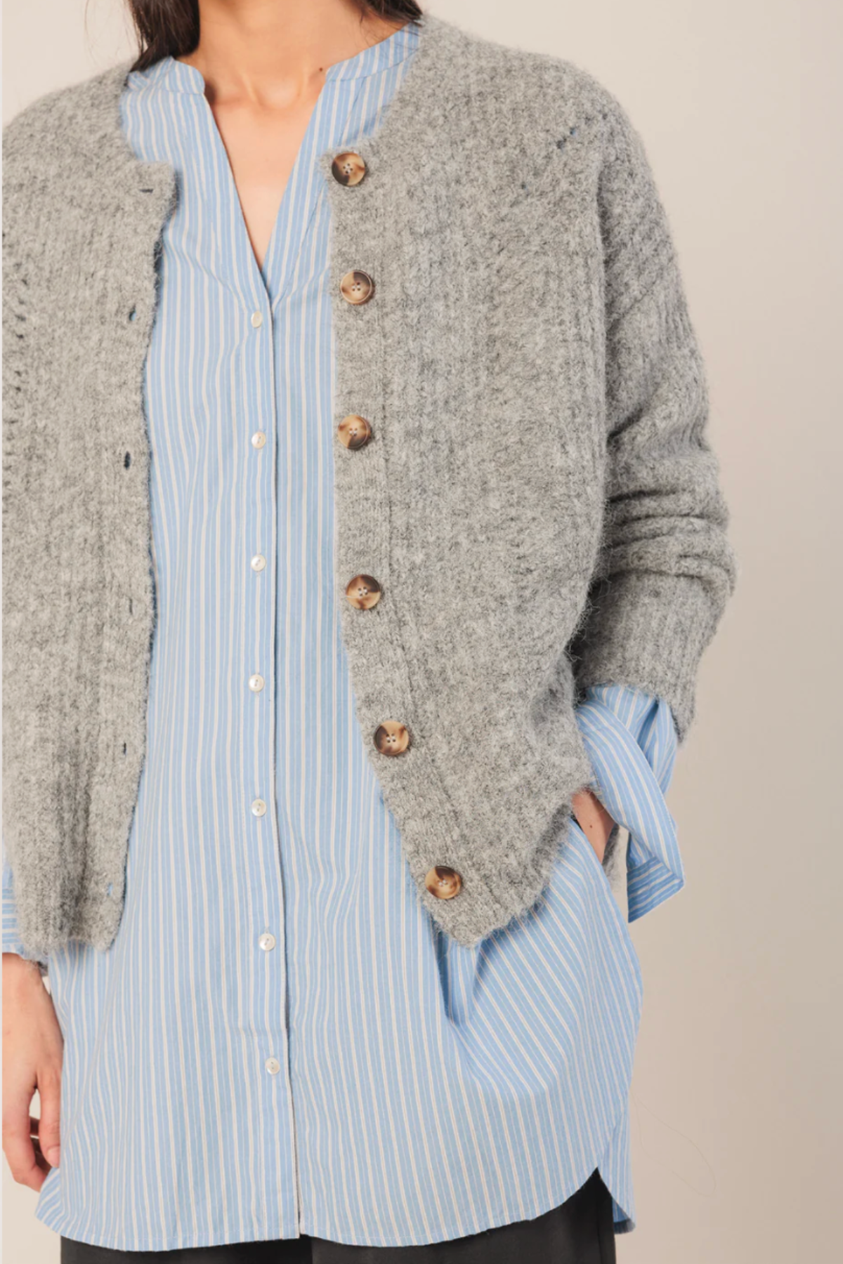 Loose-knit Cardigan