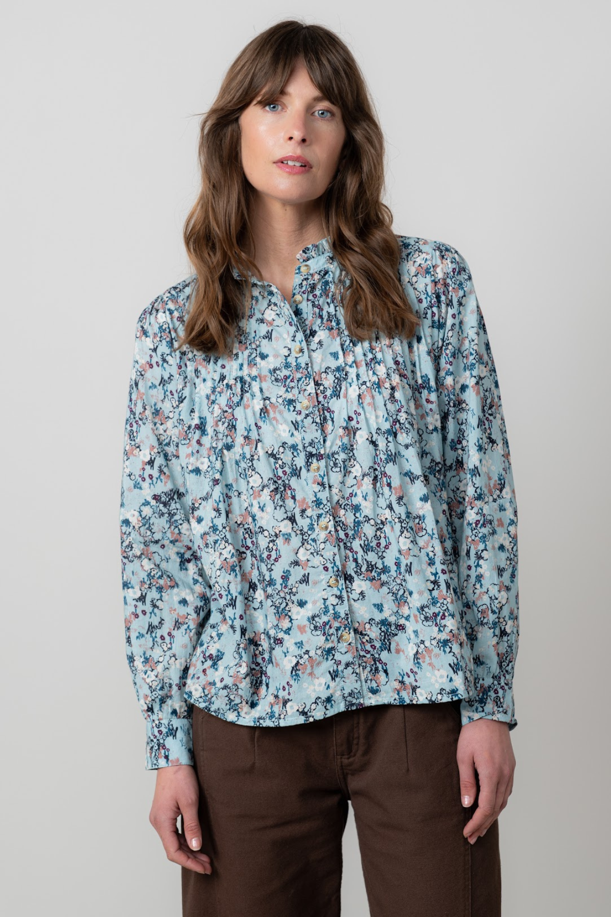 Flora Blouse Feather Ditsy