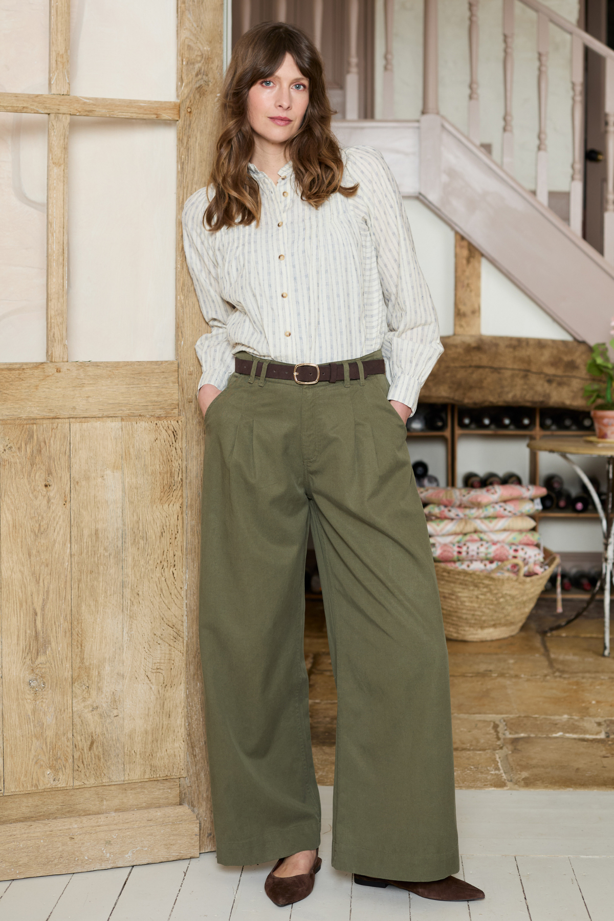 Sophie Trouser Plain Tencel