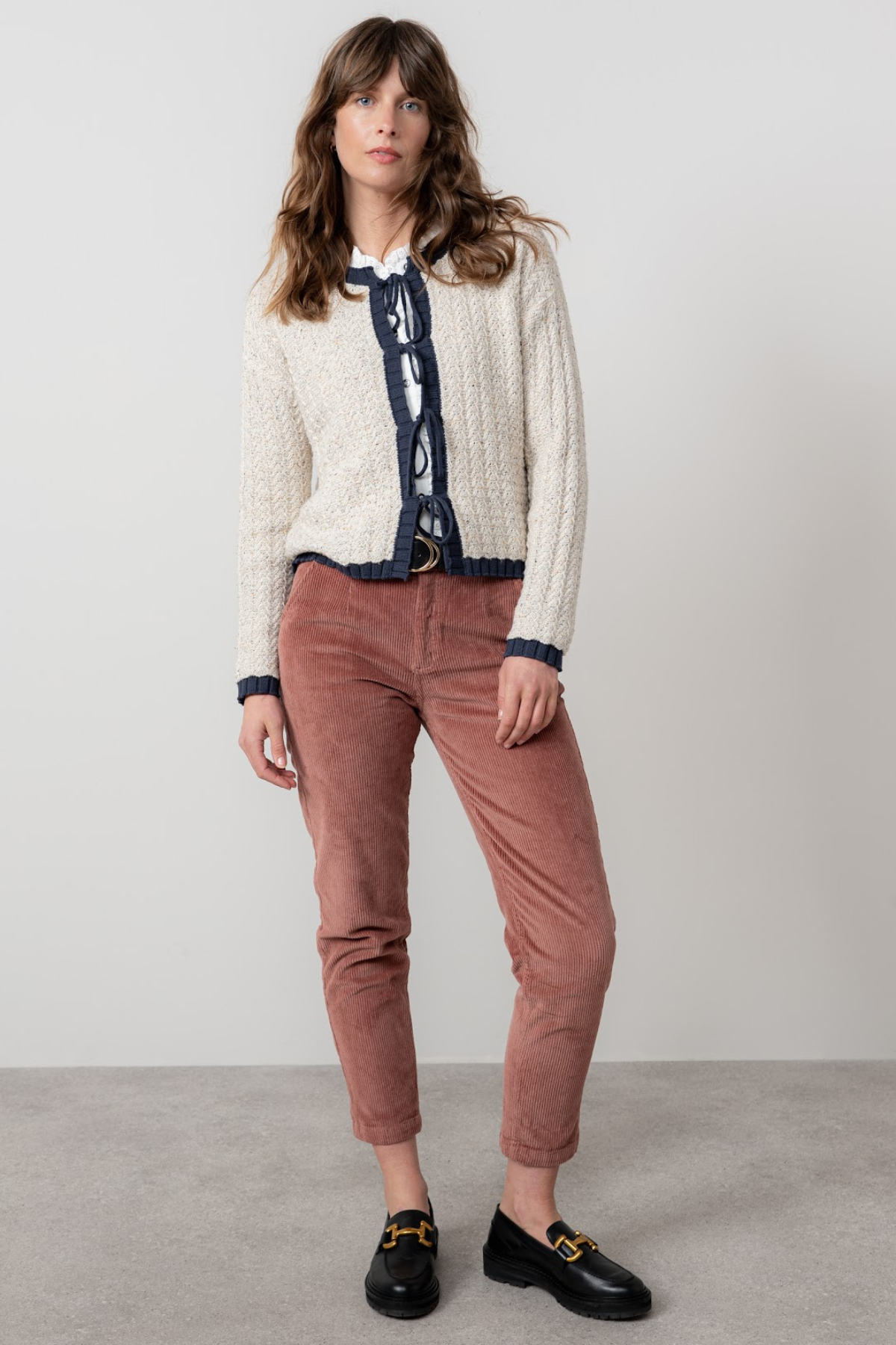 Adelia Cardi Fleck Knit