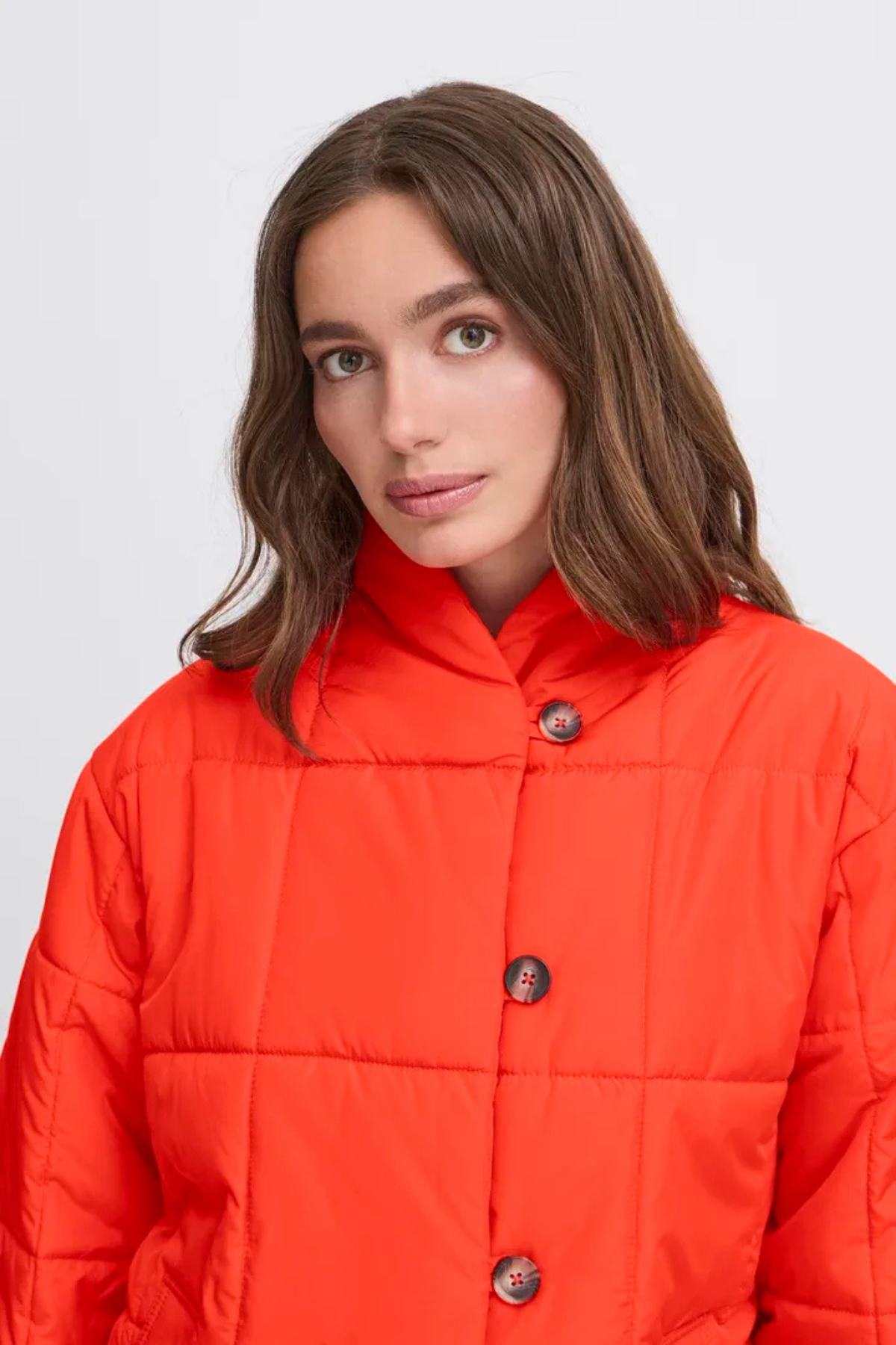 IHHANSA Red Padded Coat