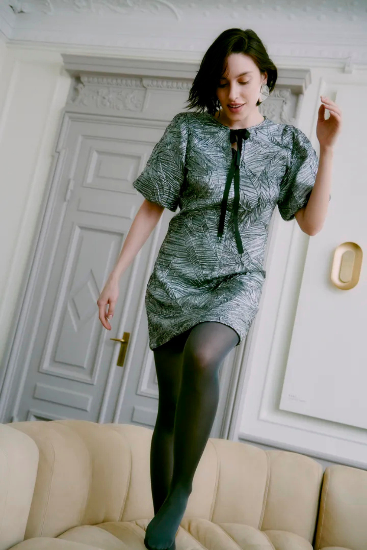 BYDETONA Gun Metal Dress