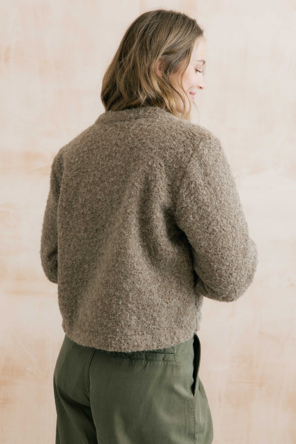 Scarlett Jacket Plain Boucle