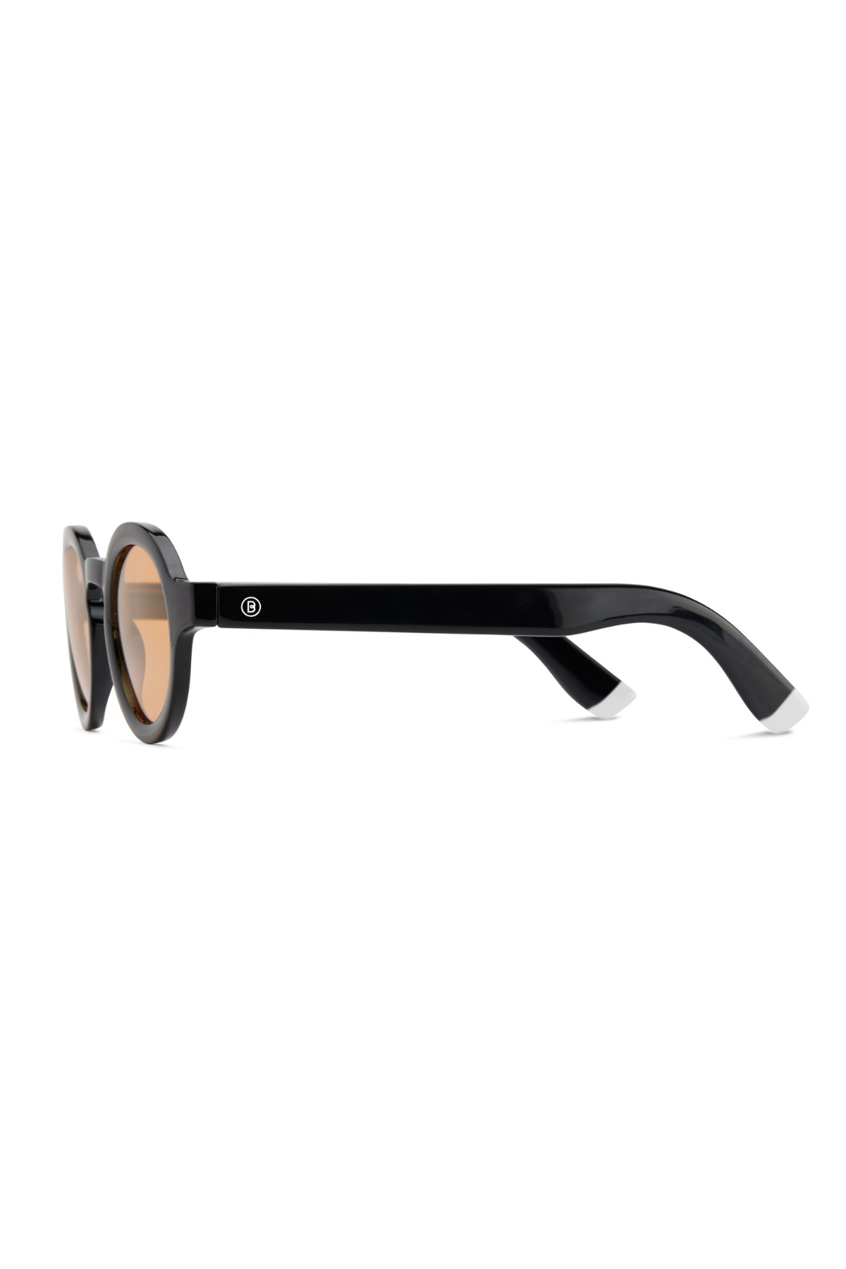 Charles Black Sunglasses - Orange Lens