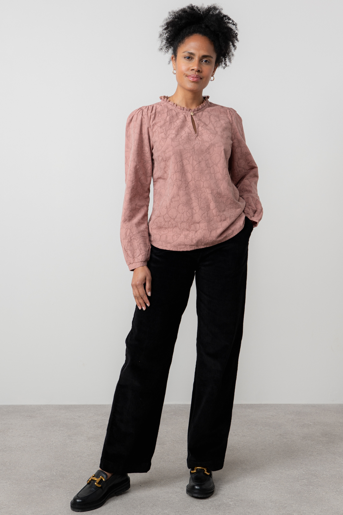 Strachan Cord Trousers Long - Black