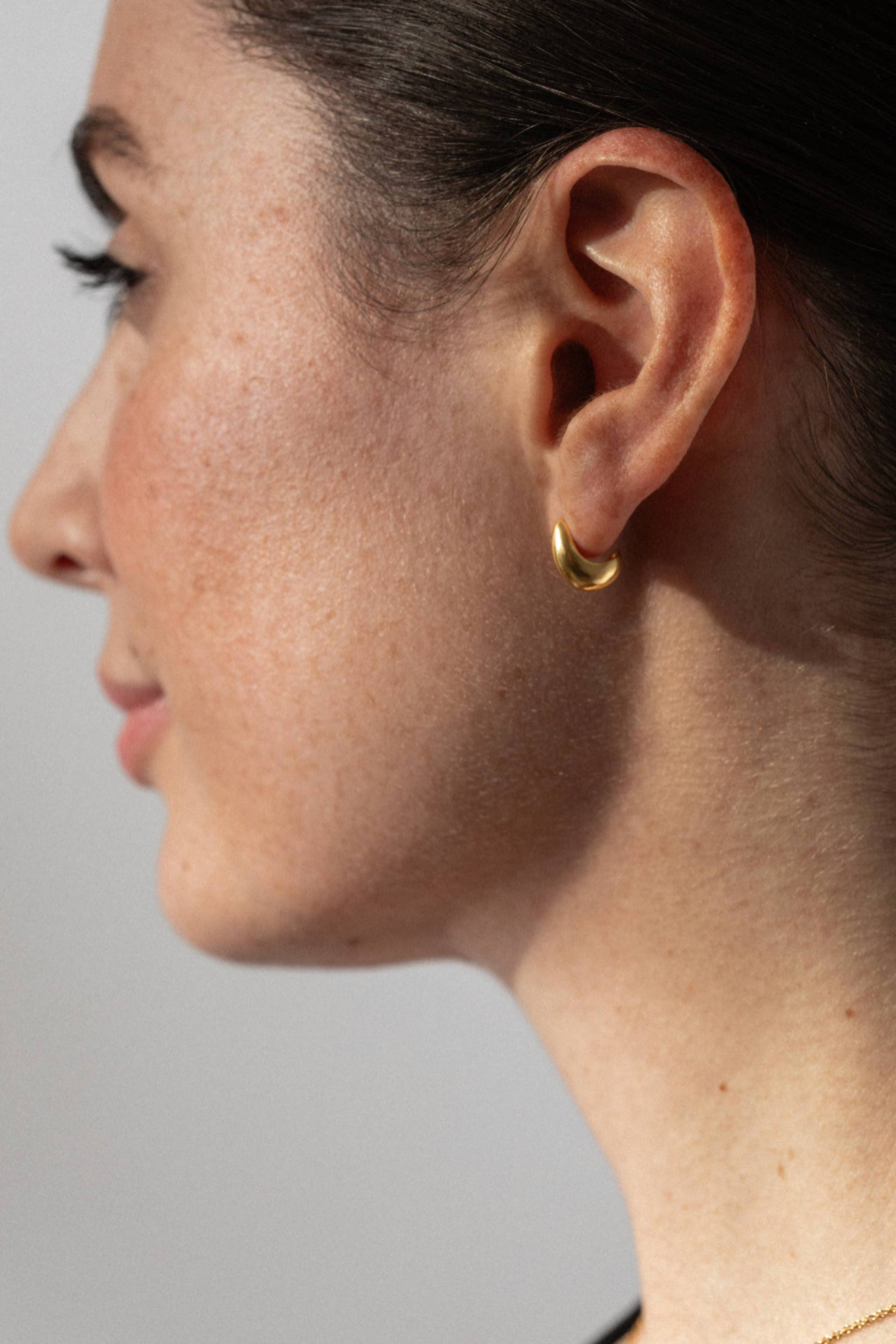 Gold Arc Studs
