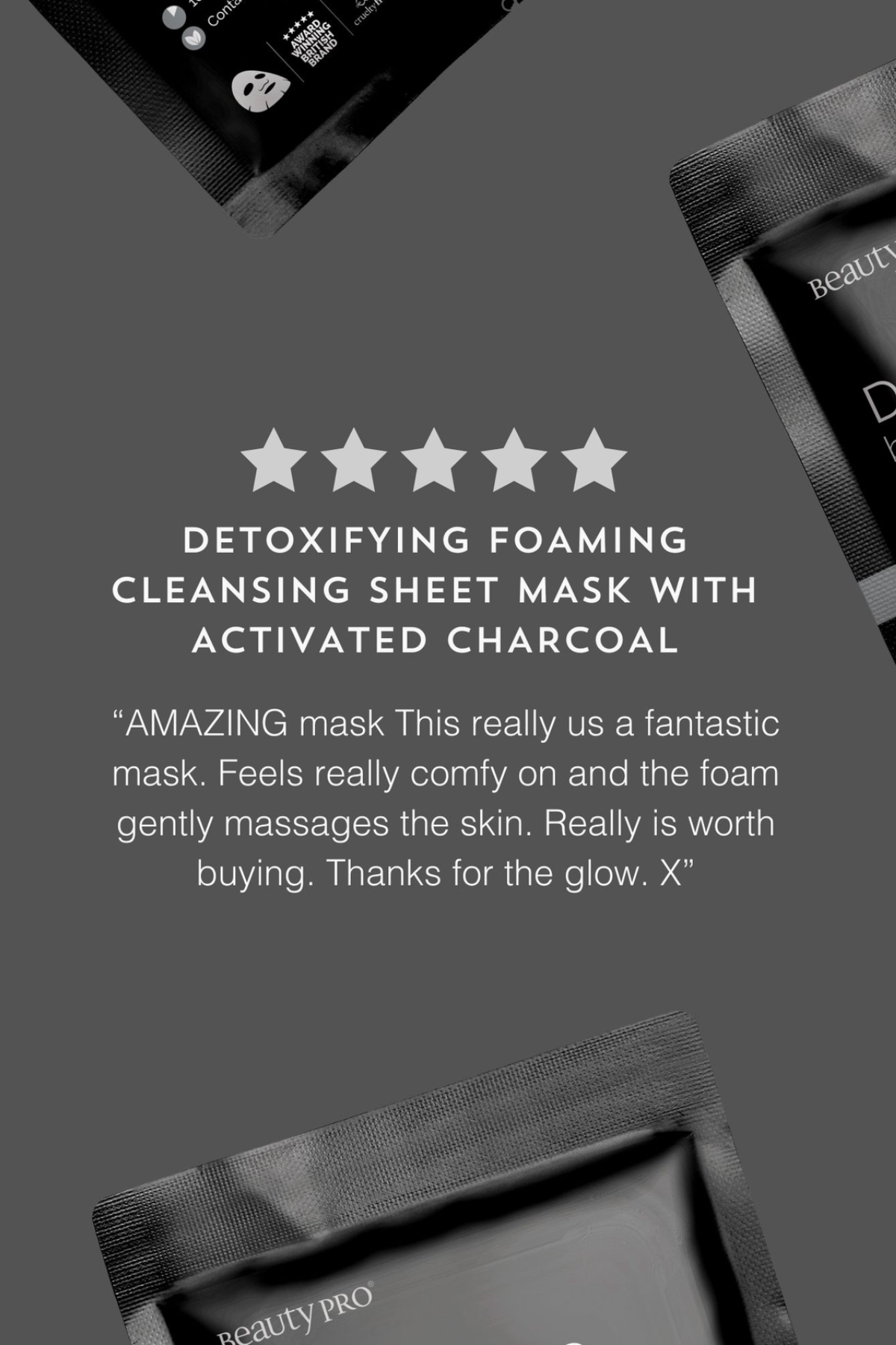 Detoxifying Bubbling Charcoal Sheet Mask