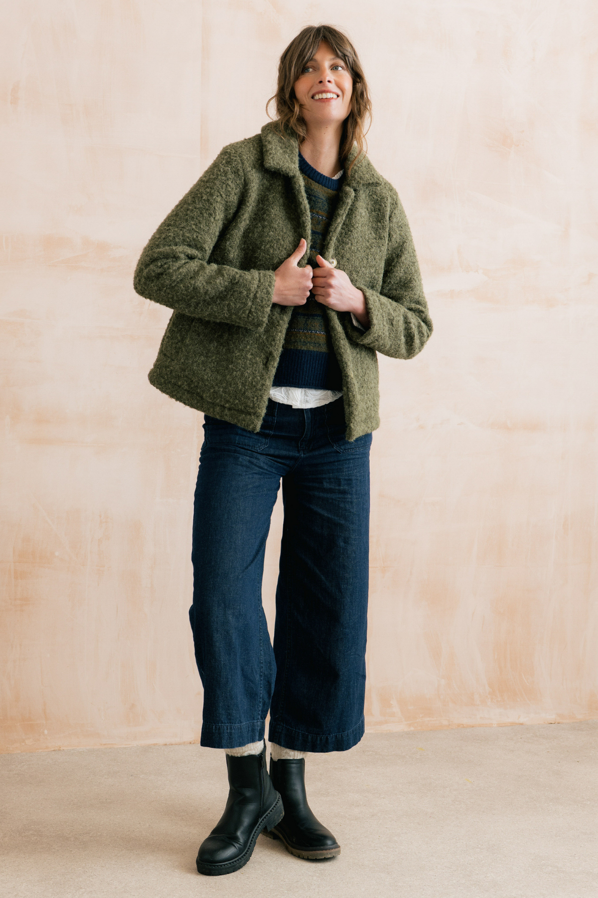 Sycamore Jacket Plain Boucle