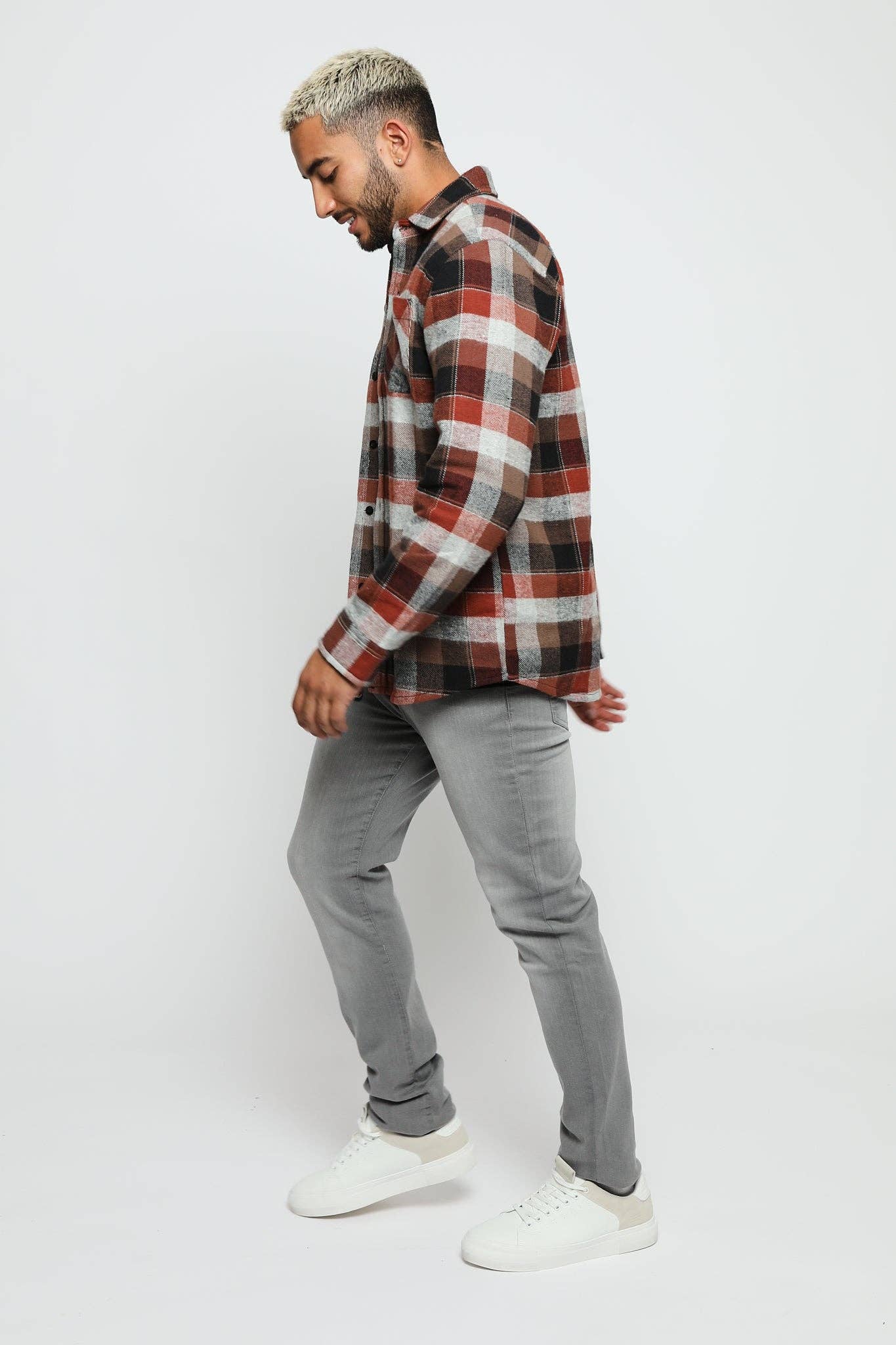 Lumberjack Flannel Check Shirt - Red