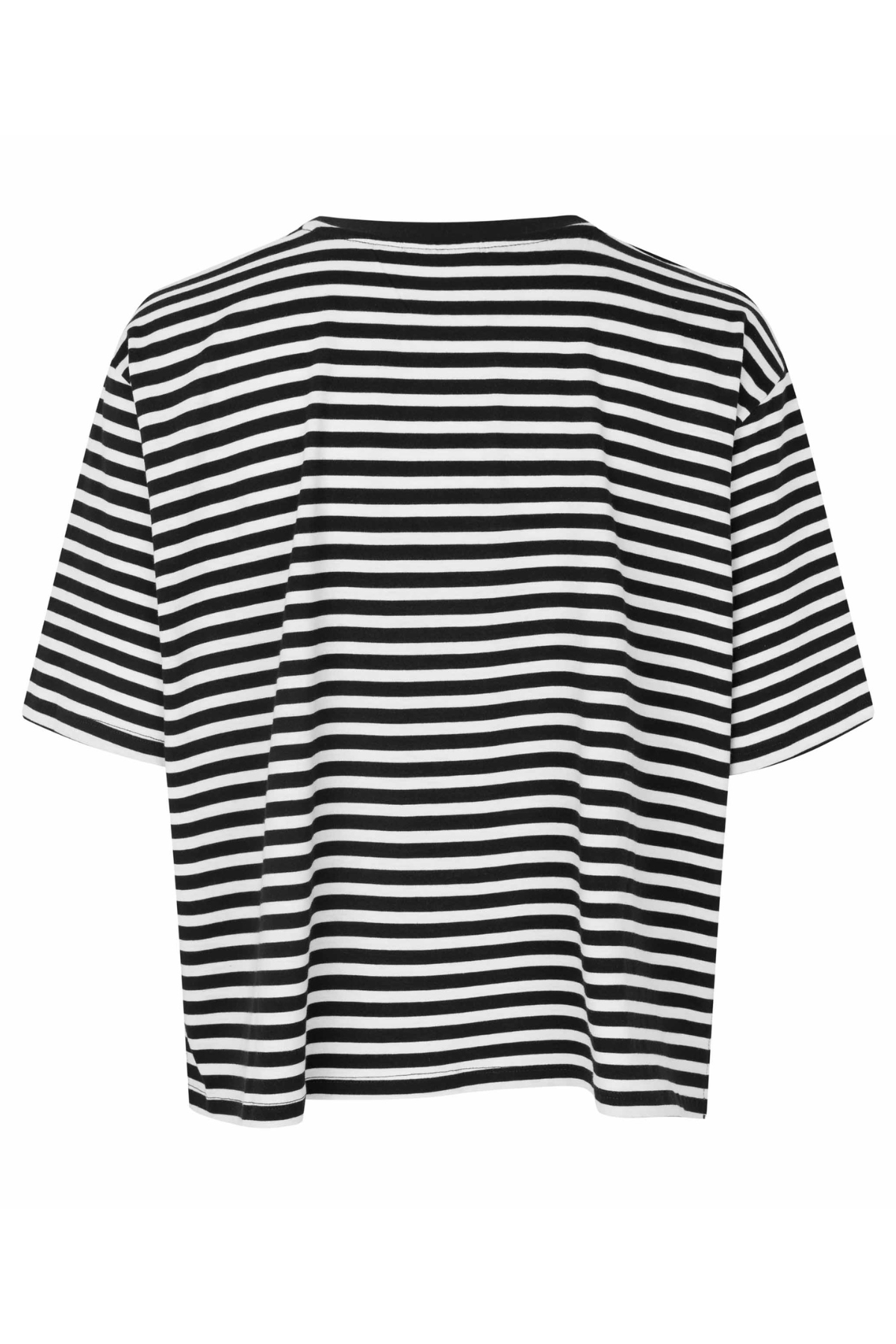 SALE3 - MaDoreann T-shirt - Black and White Stripe