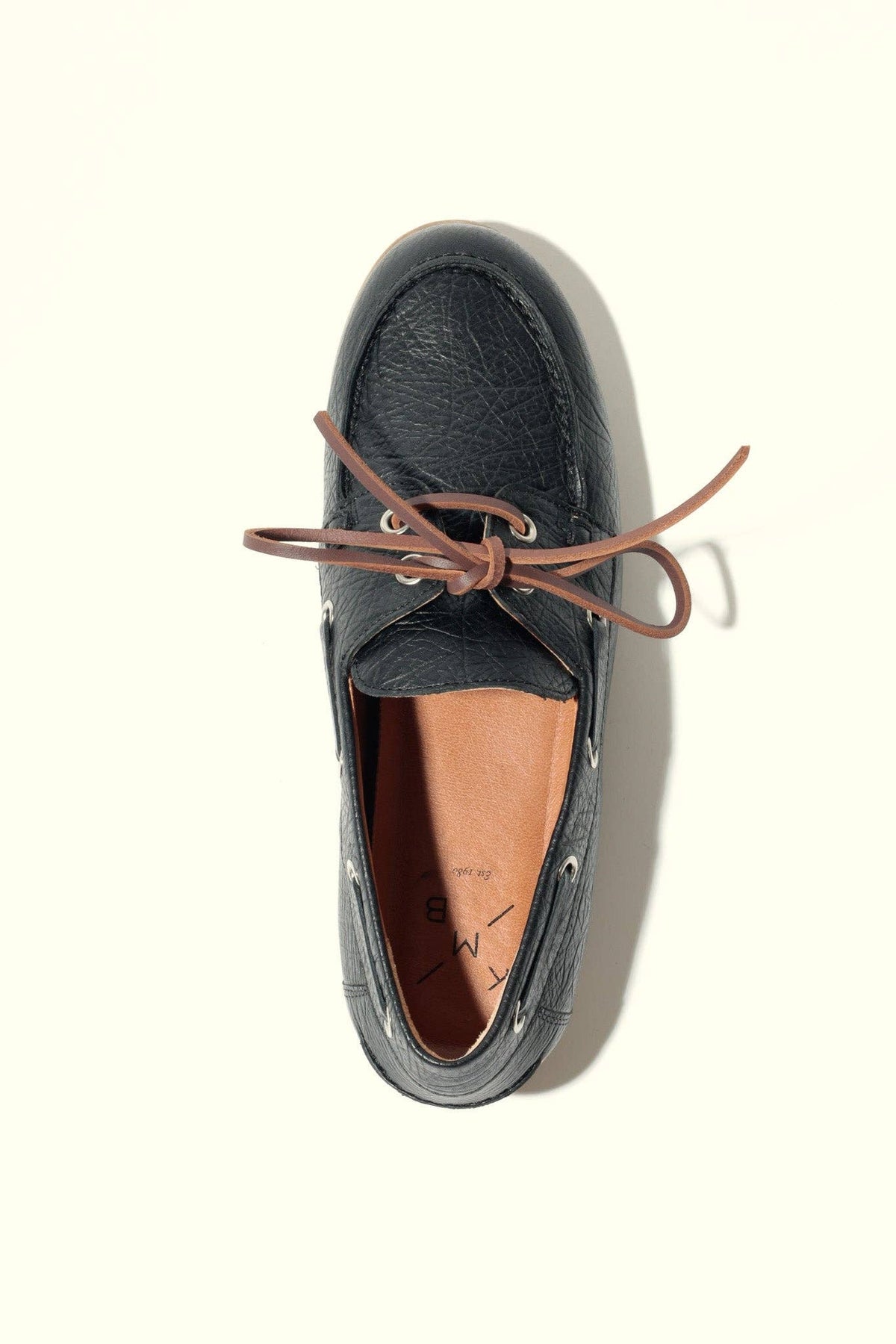 KAI BLACK – Leather Boat Shoes