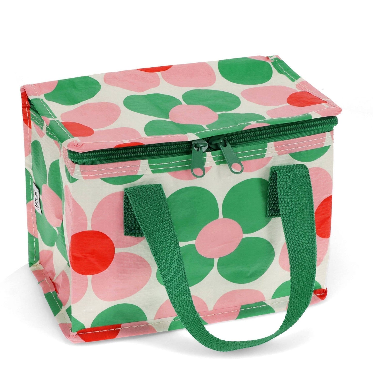 Lunch Bag - Pink And Green Daisy