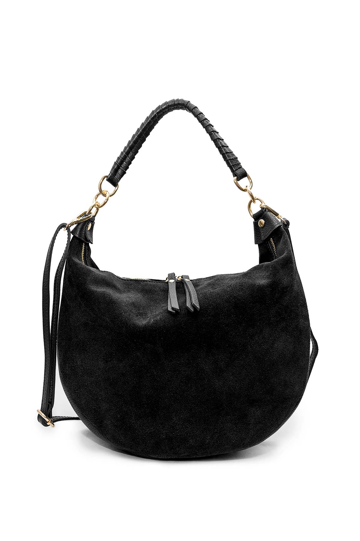 NADINE Suede Shoulder Bag